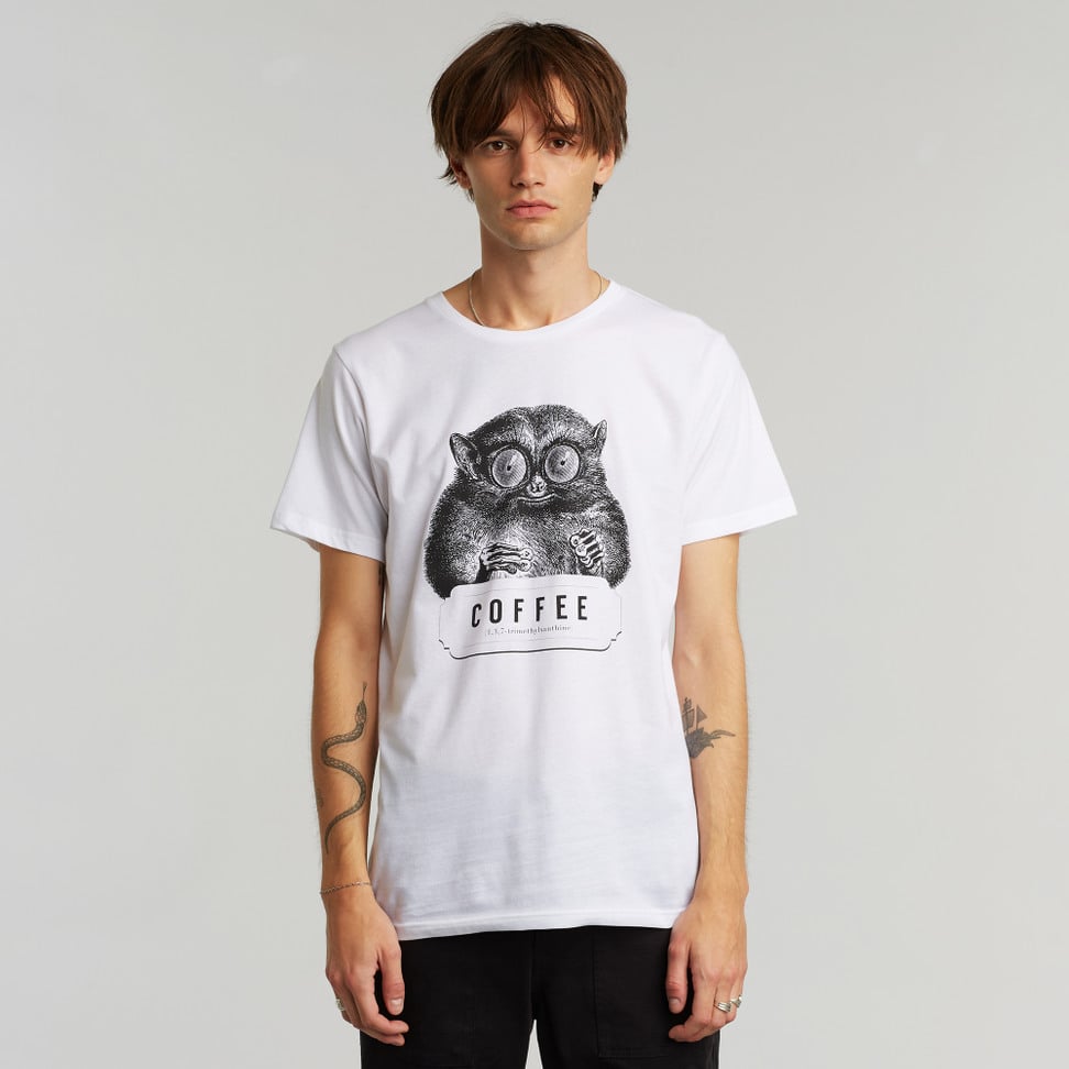 CAFFEINE KICK STOCKHOLM T-Shirt - white