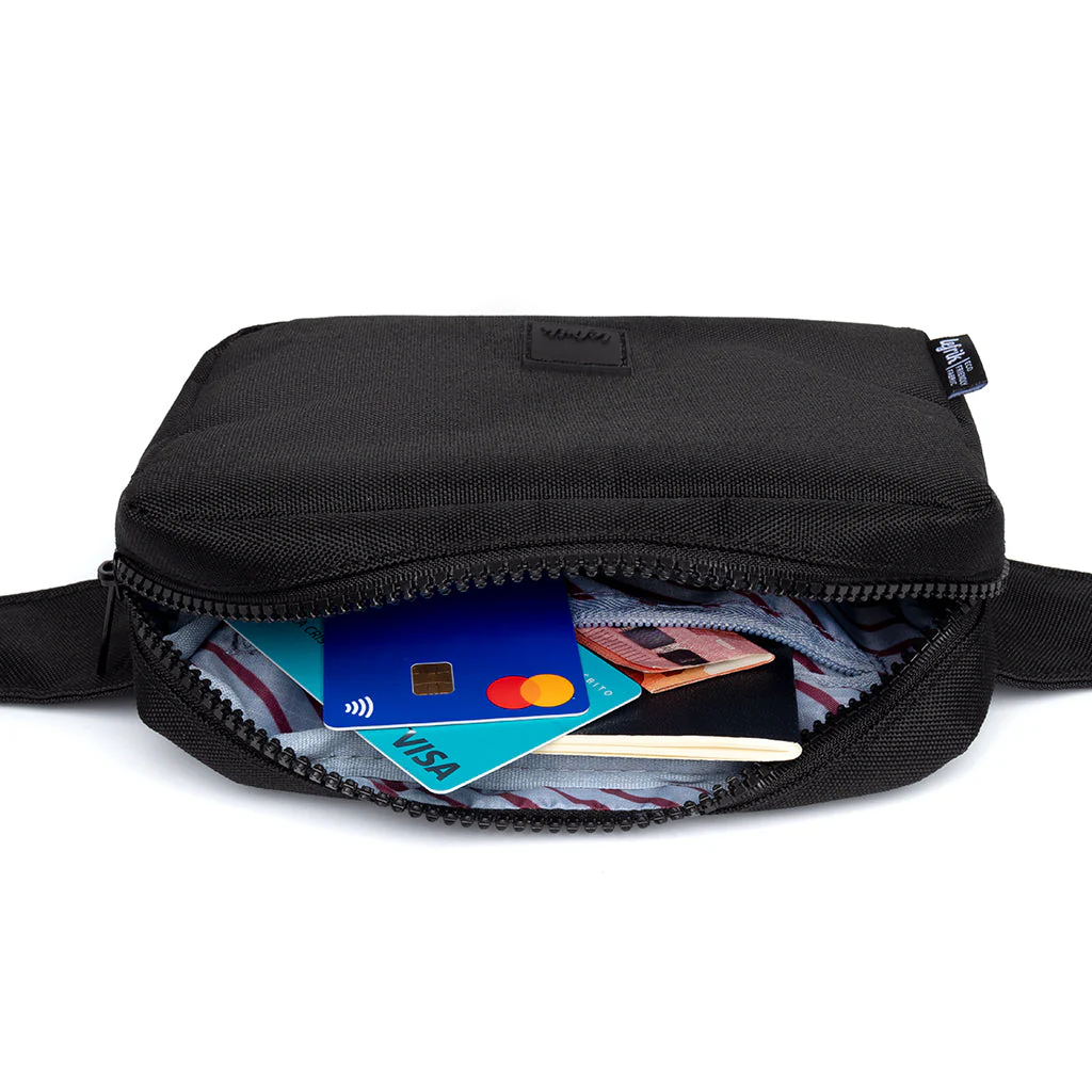 LEFRIK - REEF CROSSBODY Gürteltasche - Stripes Black