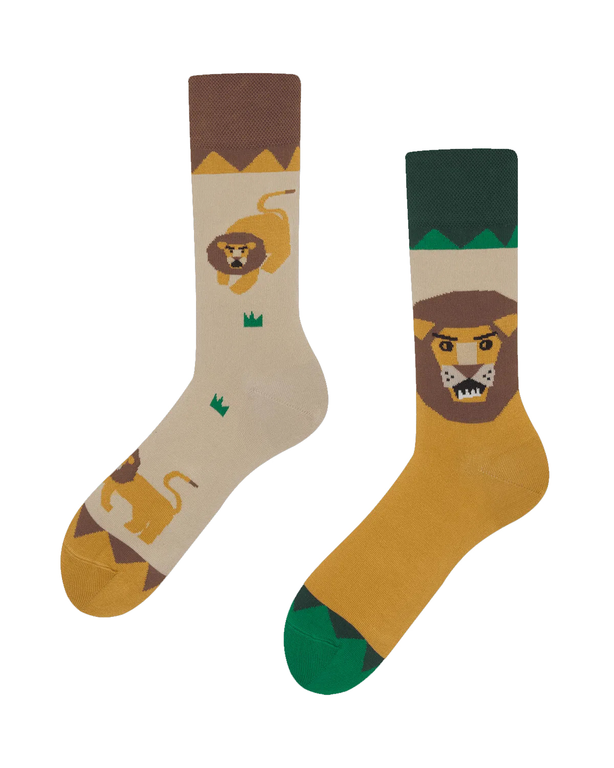MANYMORNINGS - LION AROUND Motivsocken 35 - 46