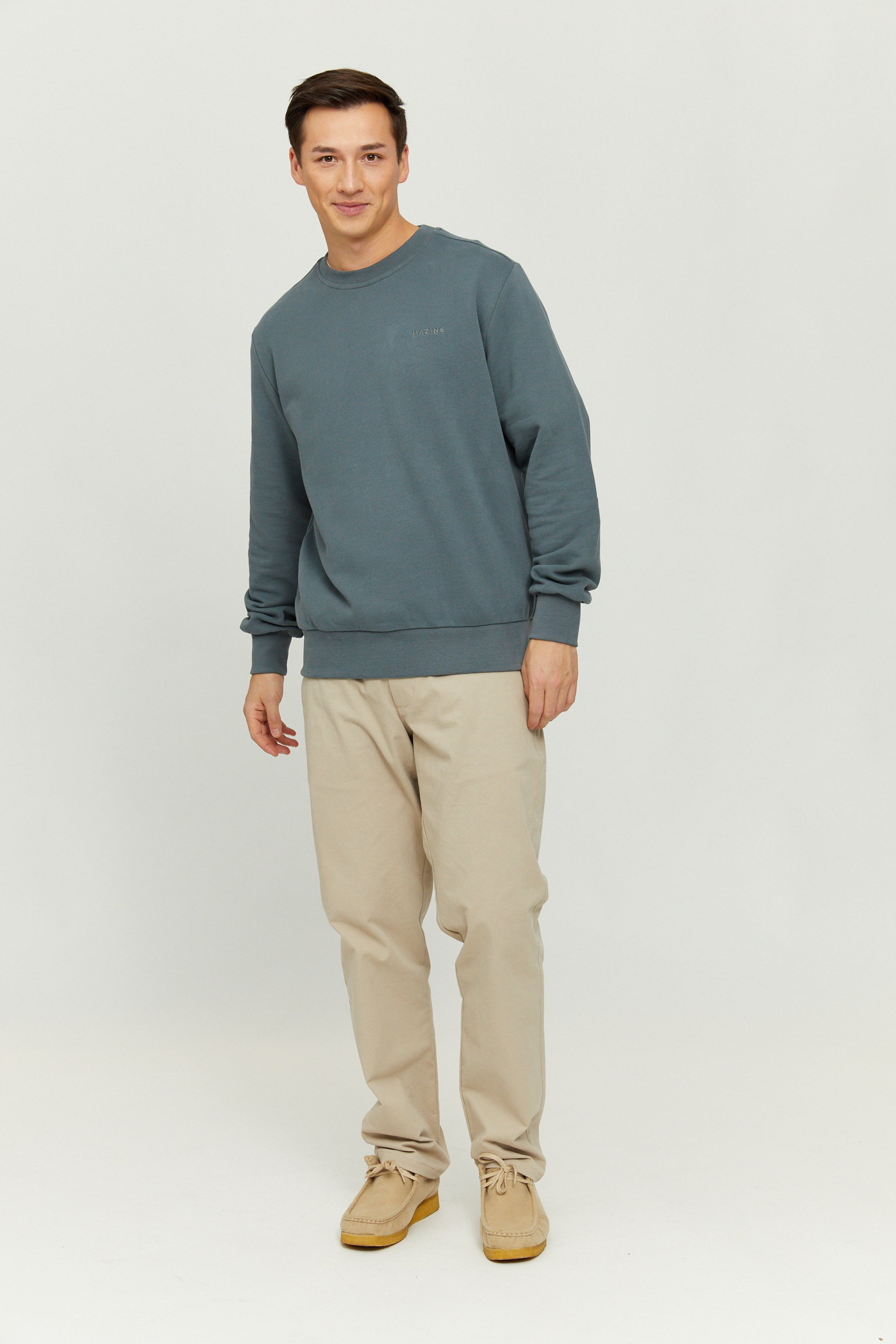 MAZINE - BURWOOD SWEATER Pullover steel blue