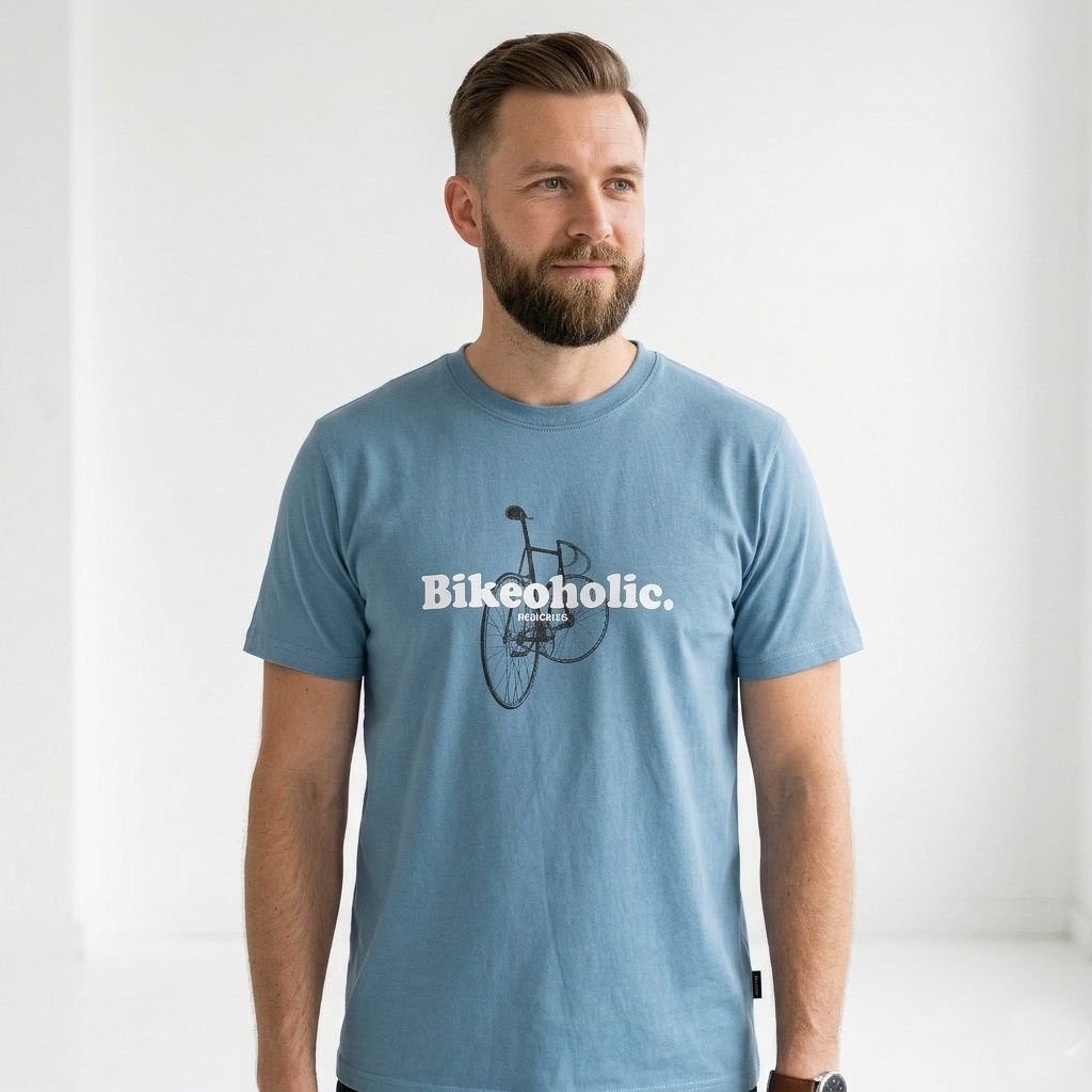BIKOHOLIC STOCKHOLM T-Shirt - niagara blue