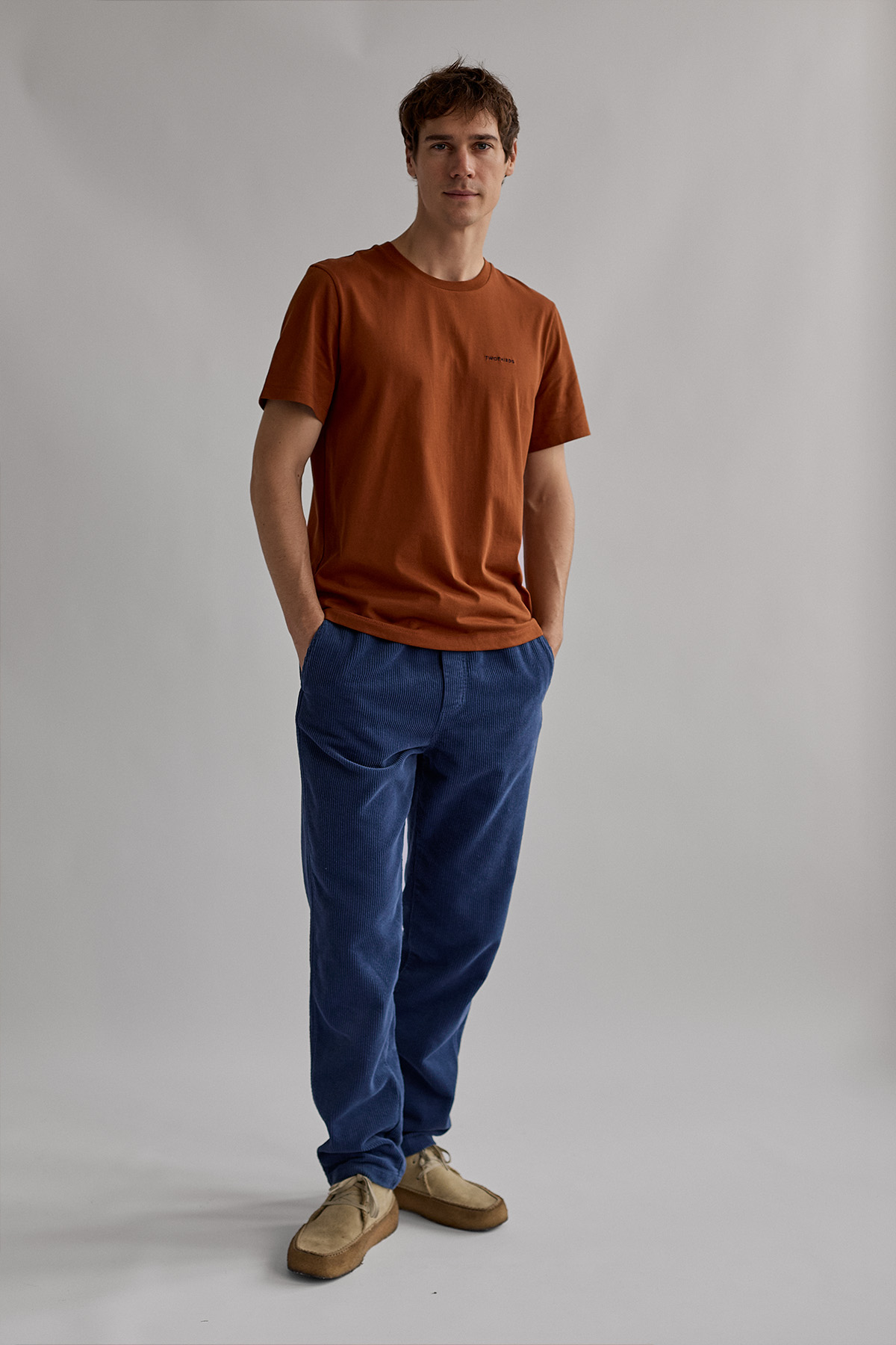 TWOTHIRDS - COOKSTOWN T-Shirt - umber orange