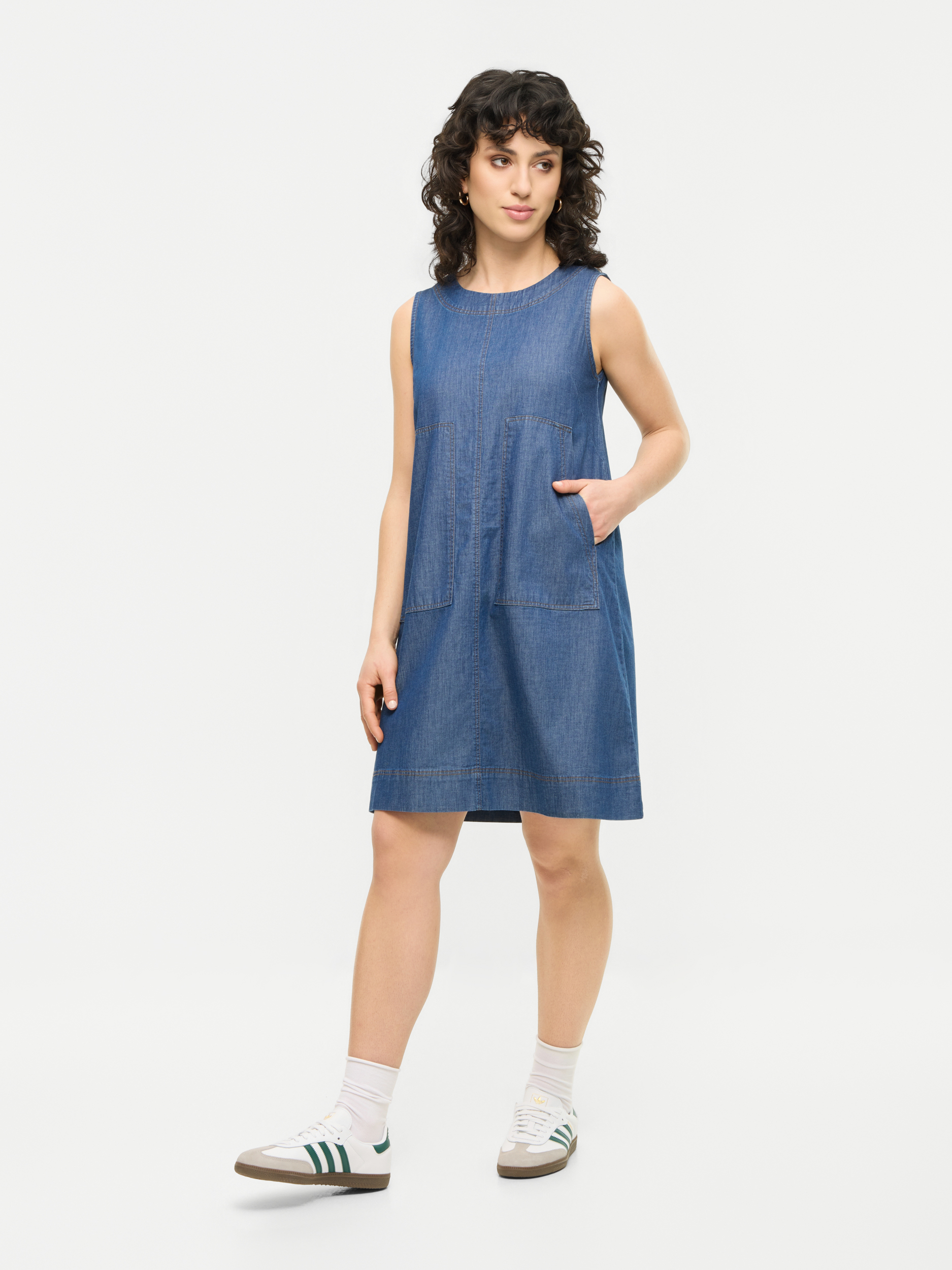 MADEMOISELLE YEYE - GA GOO GOTS Dress Kleid rinse blue