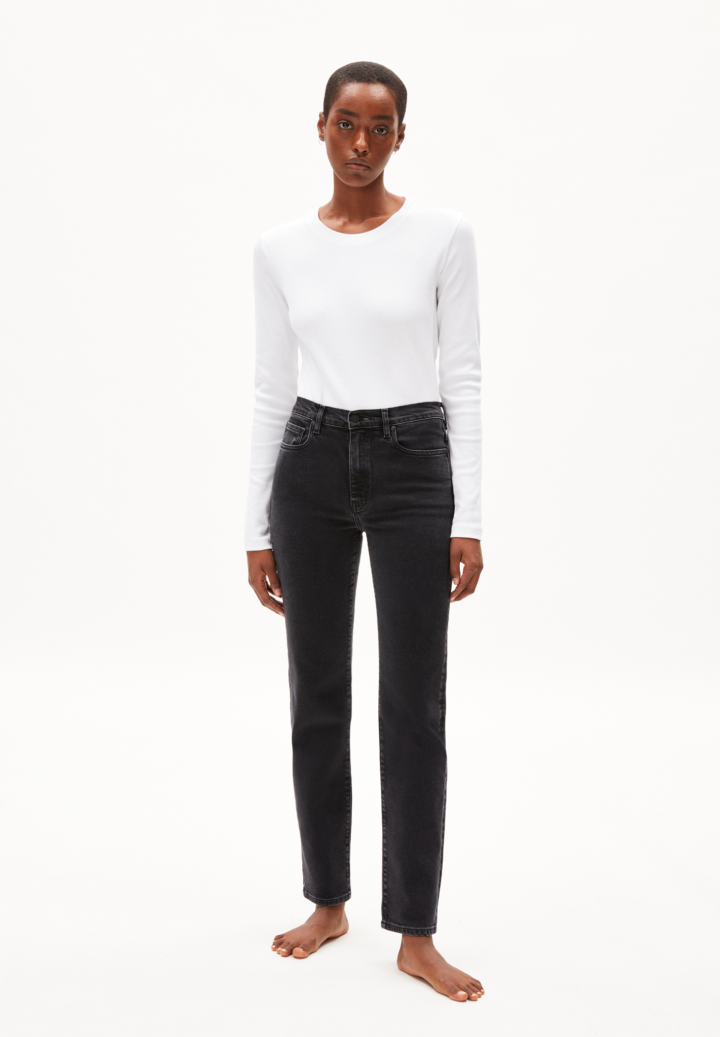 ARMEDANGELS - CARENAA STRAIGHT FIT Jeans true ebony black
