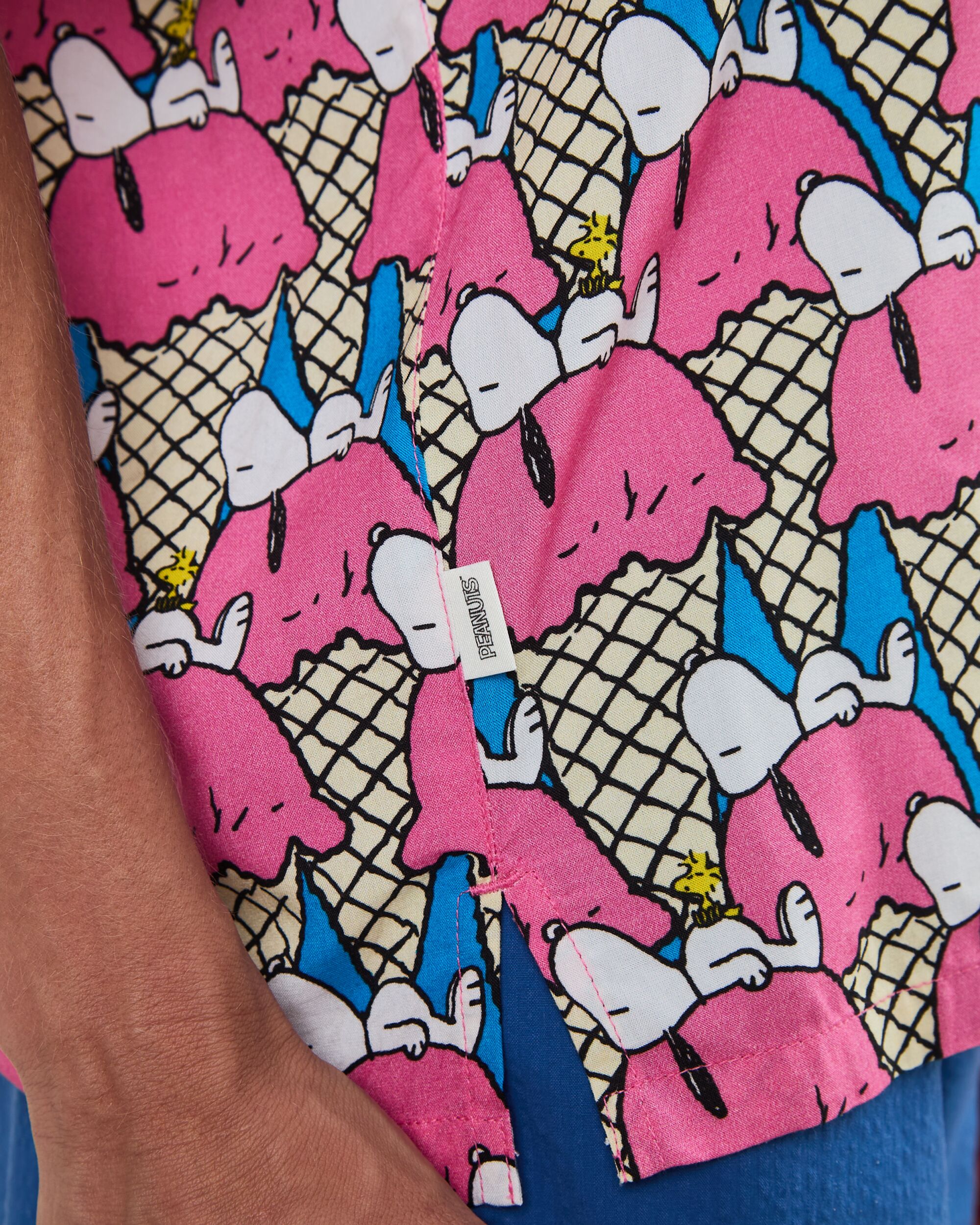 BRAVA FABRICS - GELATO PEANUTS ALOHA BLOUSE Bluse blue