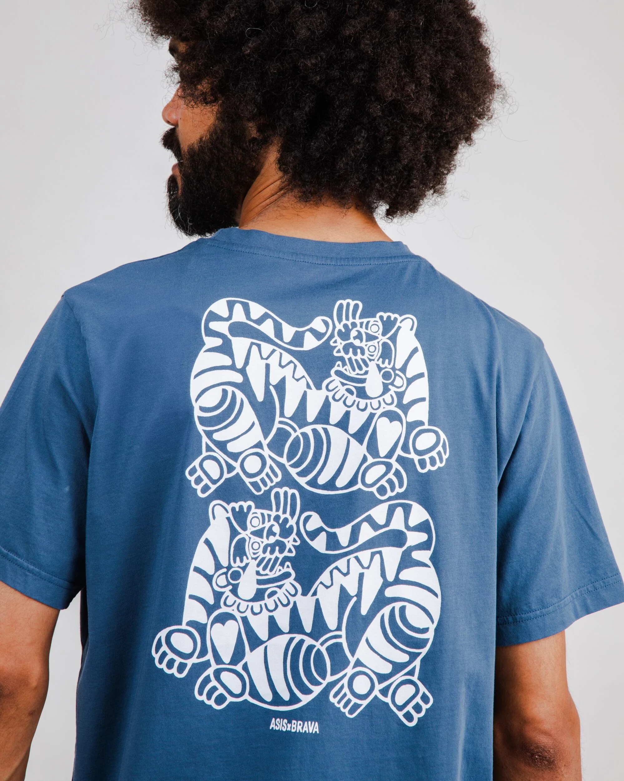 BRAVA - ASIS TIGRIS T-Shirt blue