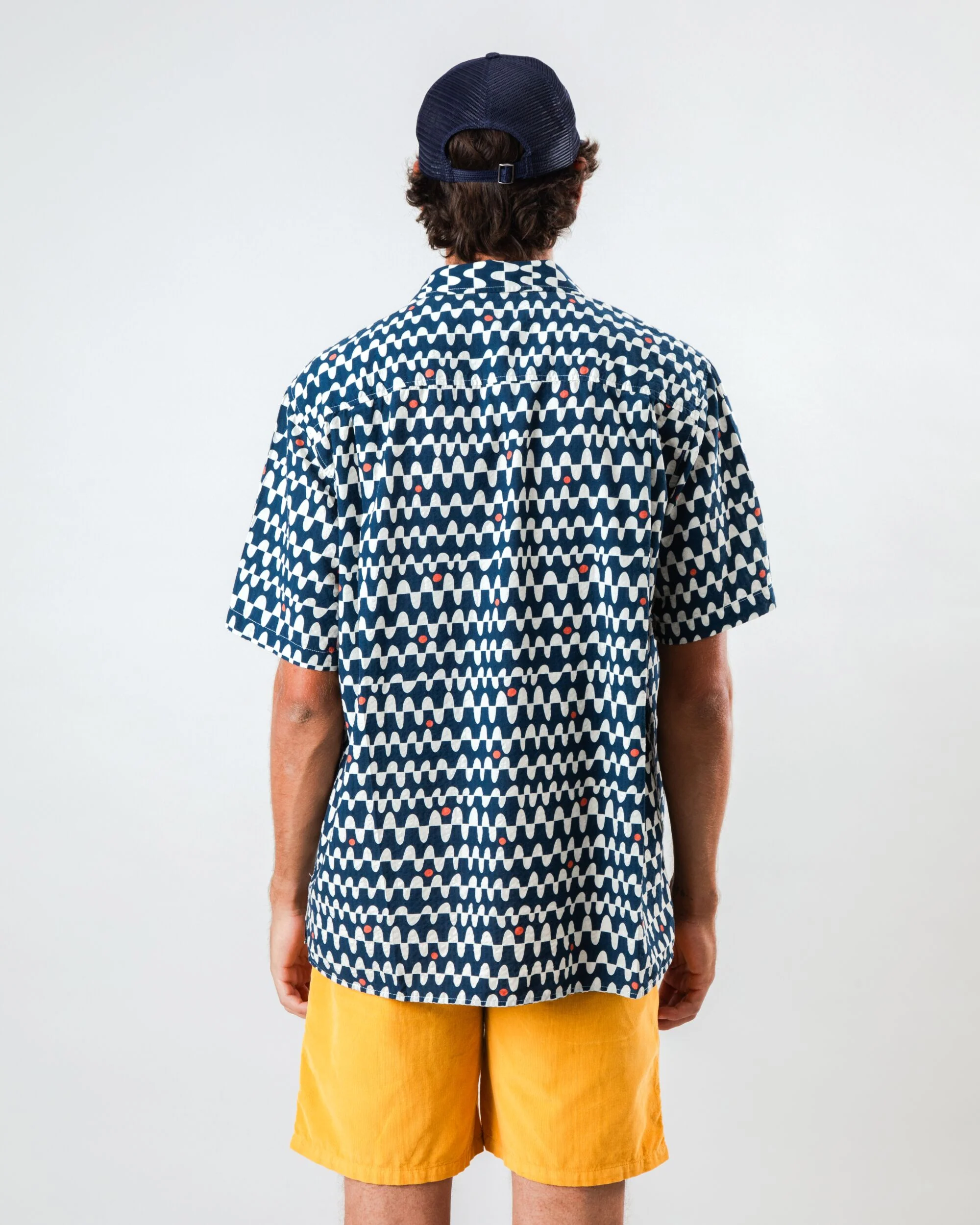Fetziges Hemd mit Allover Print aus Bio-Baumwoll Mix von BRAVA Fabrics.
