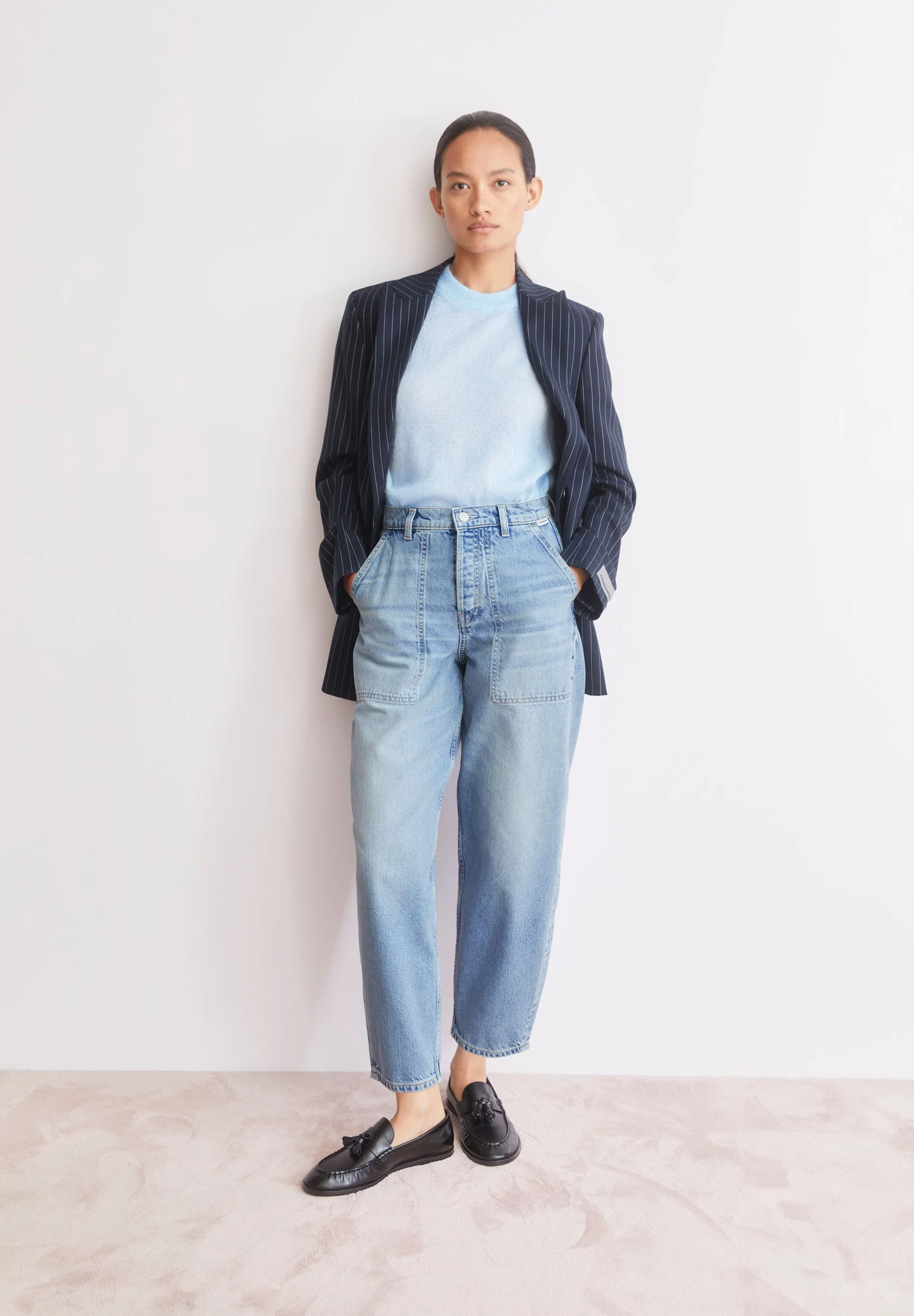 ARMEDANGELS - BAARLY HIGH WAIST Barrel Jeans crunchy