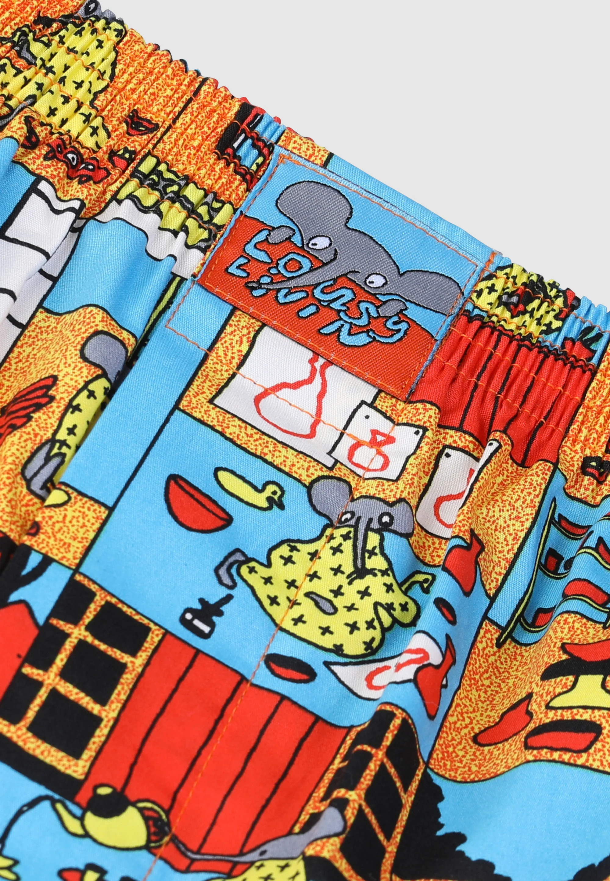 LOUSY LIVIN -  HAIKU Boxershorts blazing