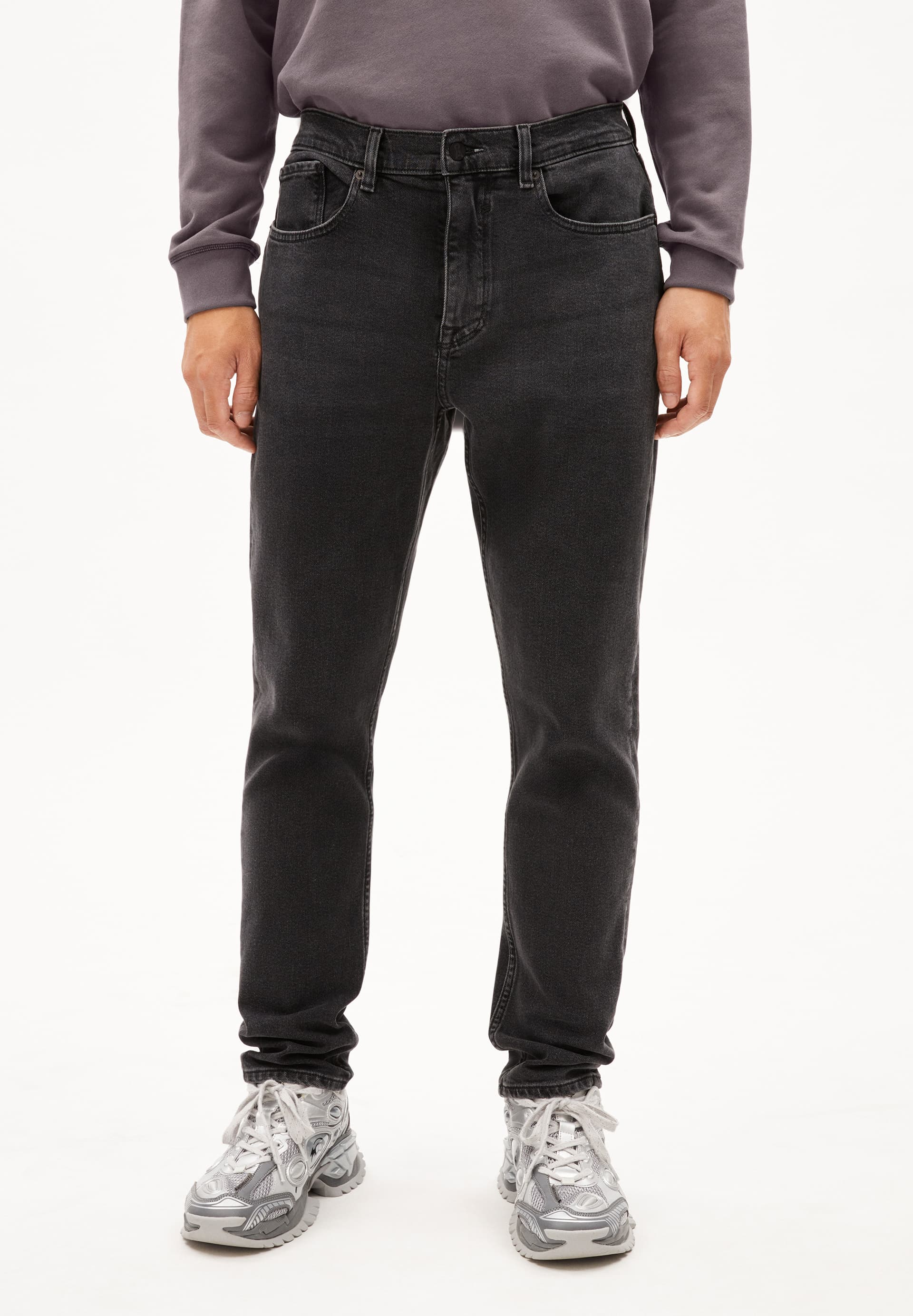 ARMEDANGELS - AARJO TARPA Slim Fit Jeans black washed authenticARMEDANGELS - AARJO TARPA Slim Fit Jeans black washed authentic