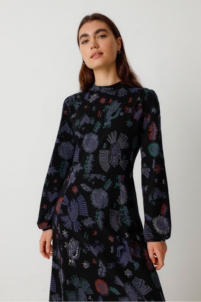 SKFK - RAKEL GOTS DRESS Kleid ML Garden