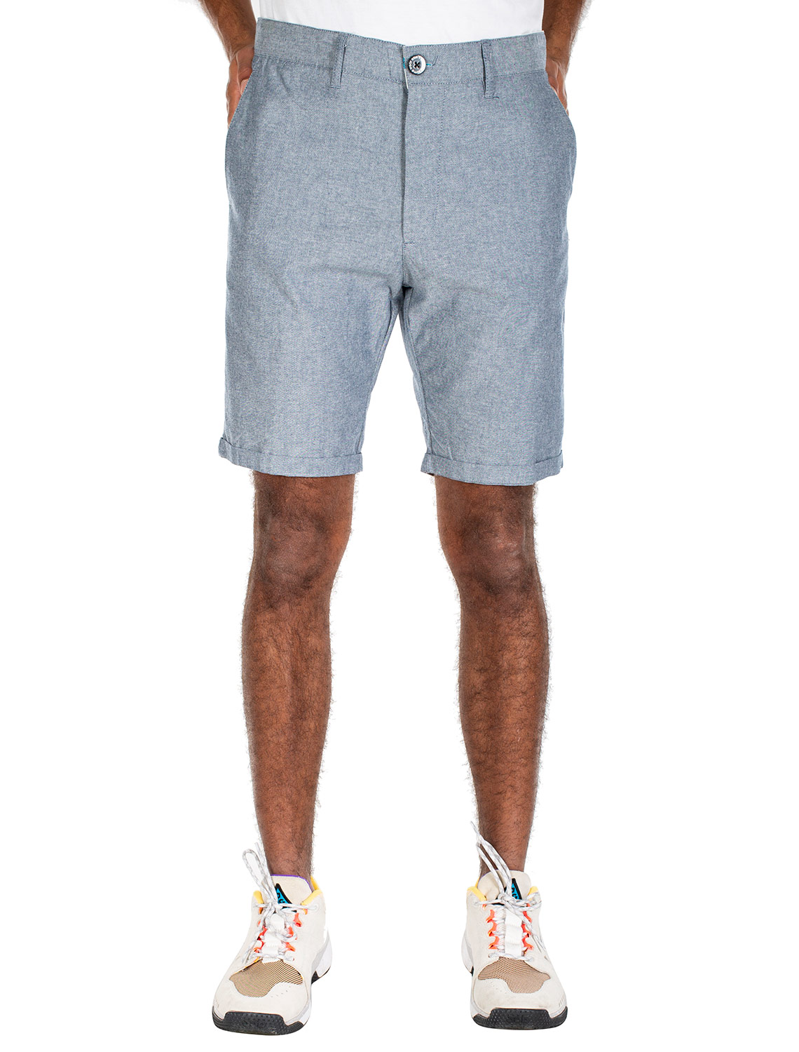 IRIE DAILY - GOLFER CHAMBRAY SHORT Hose jeansblue