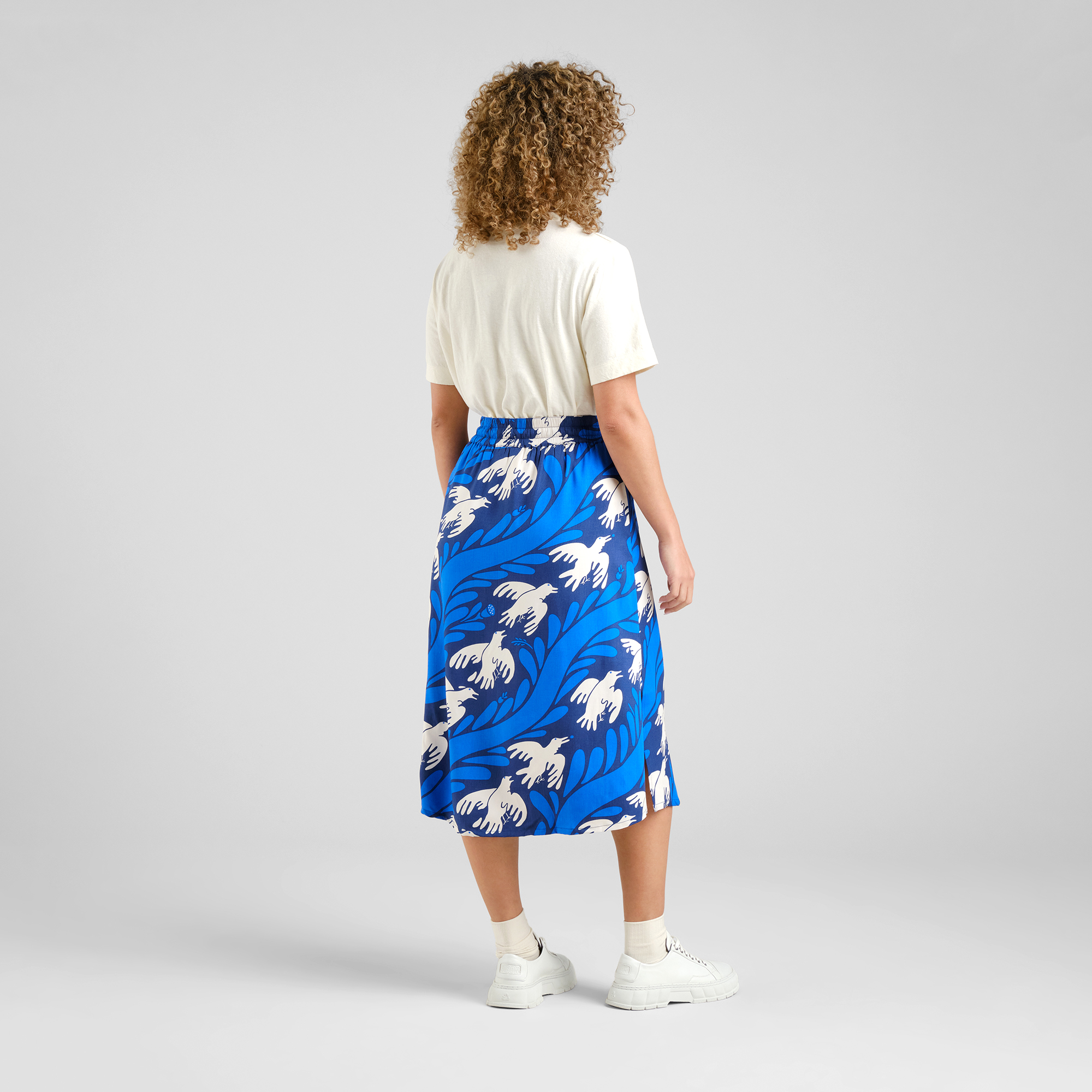 DEDICATED - KLIPPAN THE PHOENIX SKIRT Ecovero Rock blueDEDICATED - KLIPPAN THE PHOENIX SKIRT Ecovero Rock blue