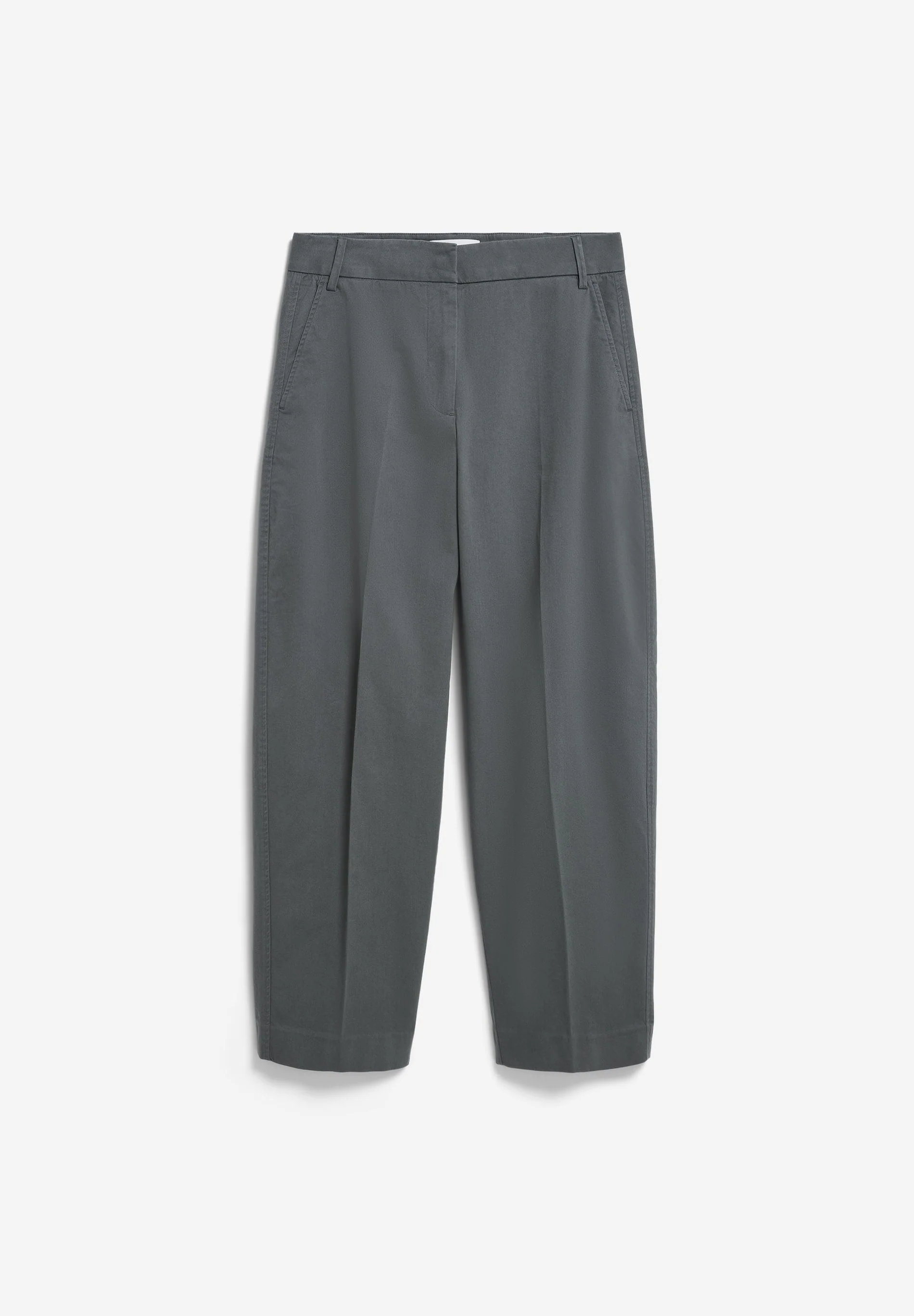ARMEDANGELS - BARREL LEG TWILL PANT Stoffhose space steel