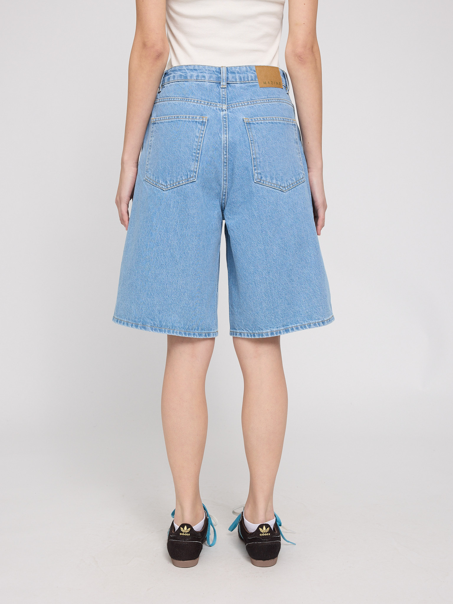 MAZINE - CANDY DENIM BERMUDA SHORTS Hose light blue wash