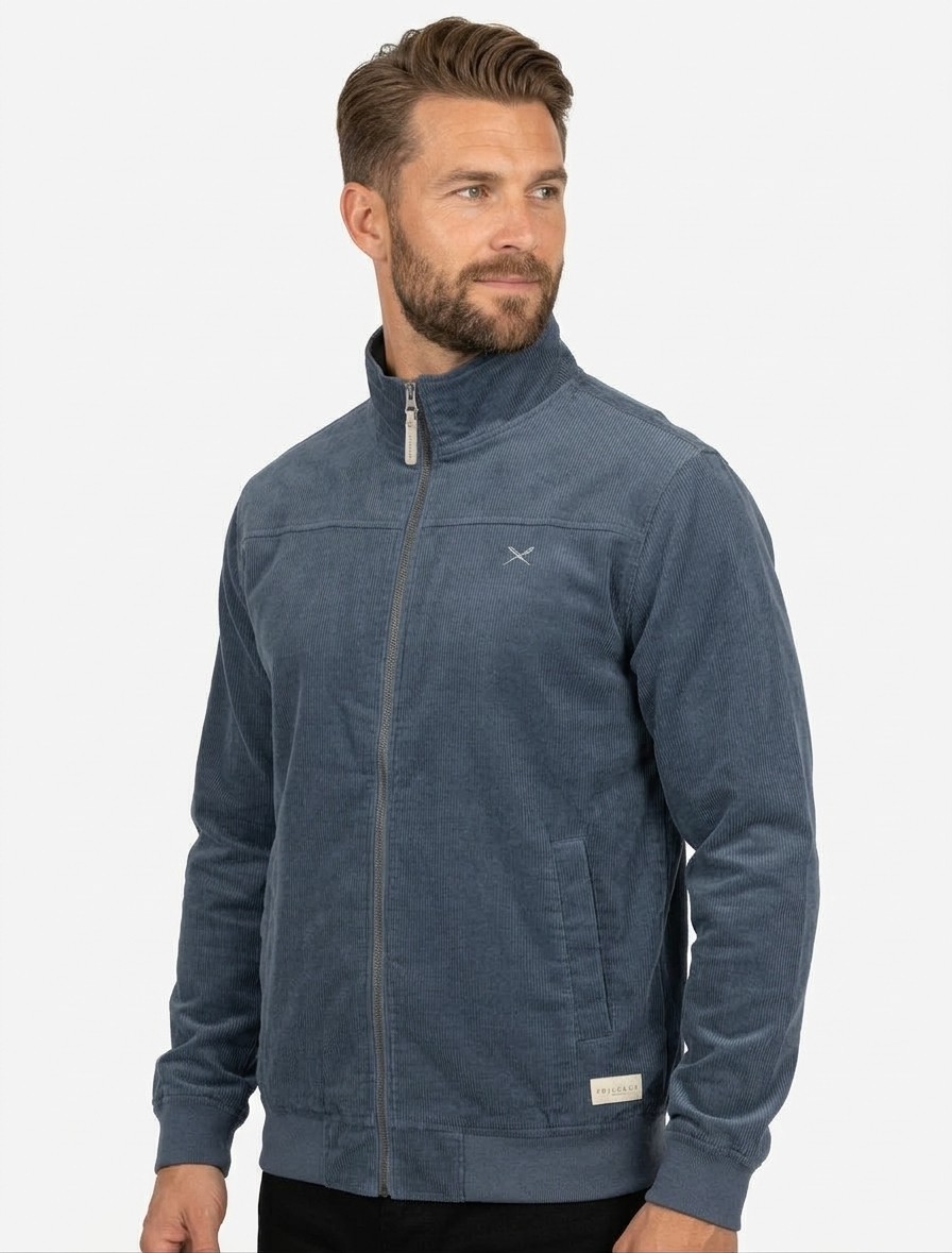 IRIE DAILY - GSE CORD JACKET Kord Jacke bluegrey