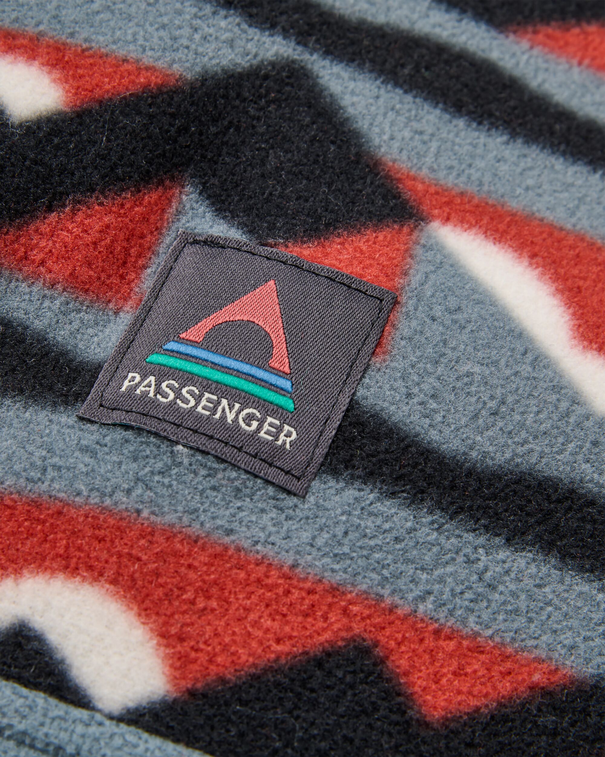 PASSENGER - SET OFF Recycled Polar 1/4 Zip Fleece 2.0 - Views Storm Grey