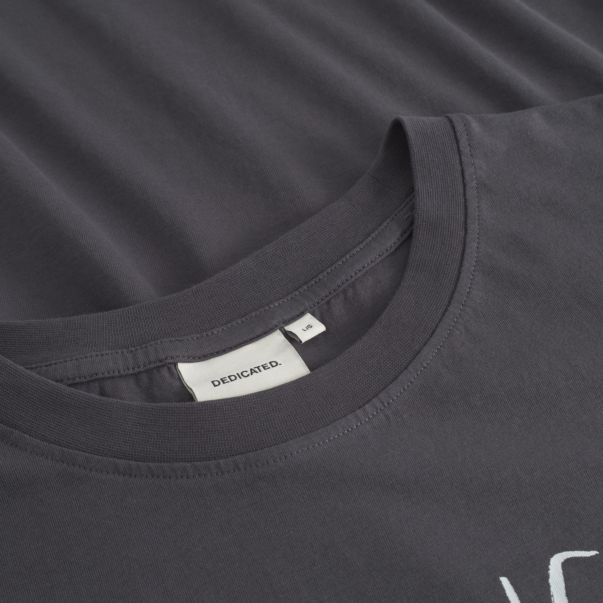 DEDICATED - DOING MY BEST STOCKHOLM T-Shirt charcoal