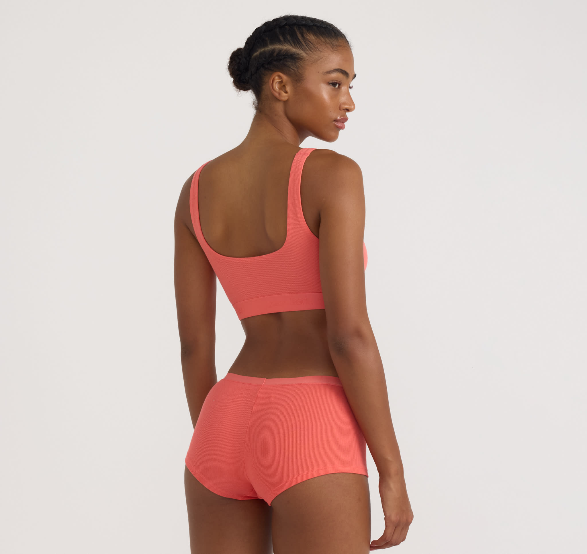 ORGANIC BASICS - CORE RIP Tank Bralette - sunset