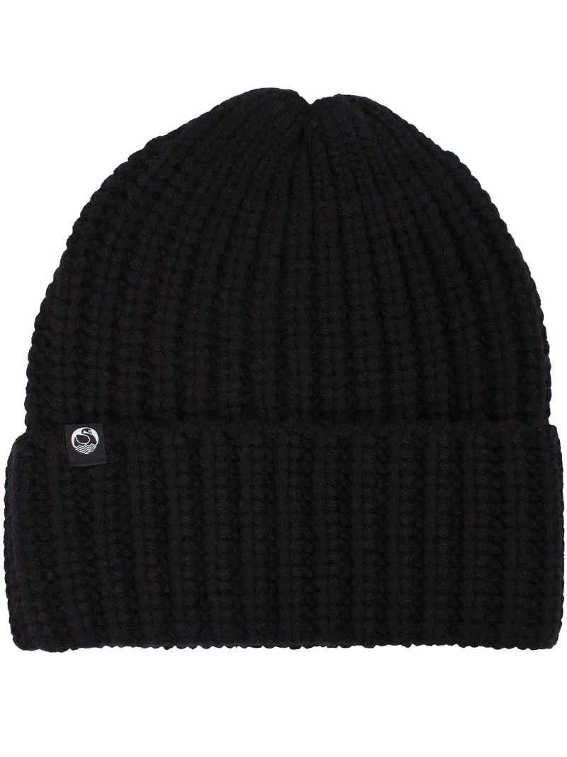 DANEFOLKLORE CHUNKEY WOOL Merino Beanie black