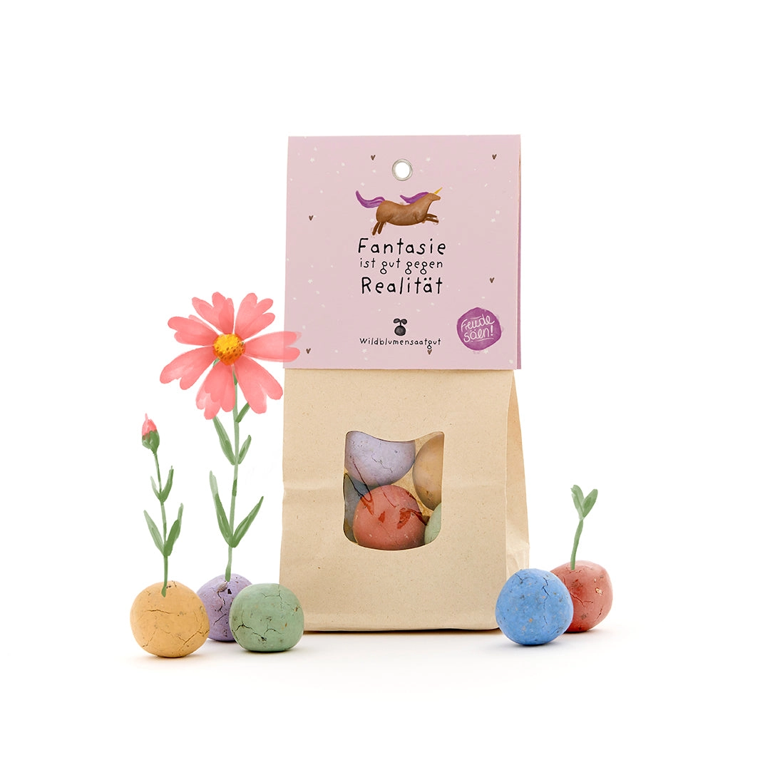 MAGIC GARDEN SEEDS - FANTASIE IST GUT Bunte Blumenmurmeln