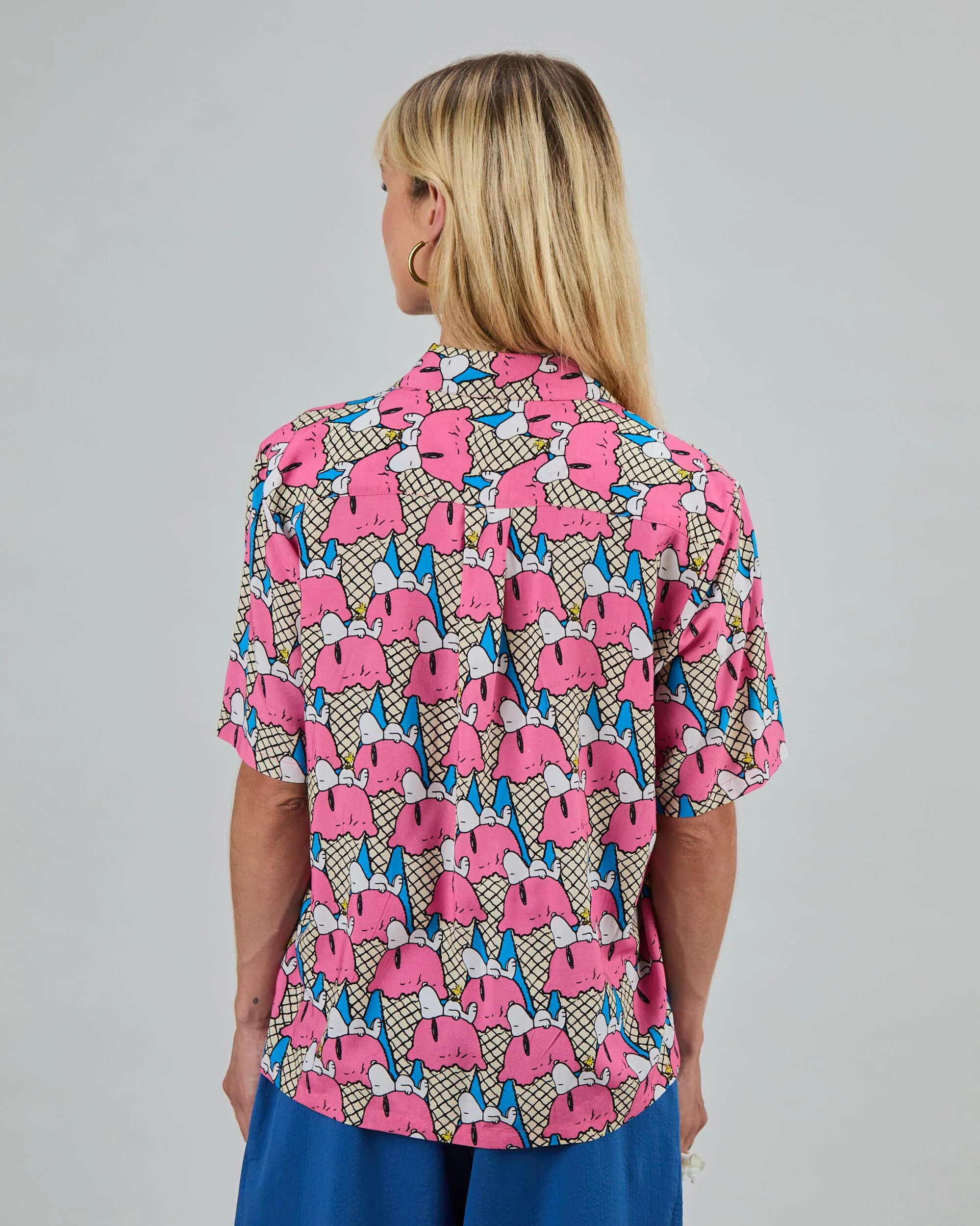 BRAVA FABRICS - GELATO PEANUTS ALOHA BLOUSE Bluse blue