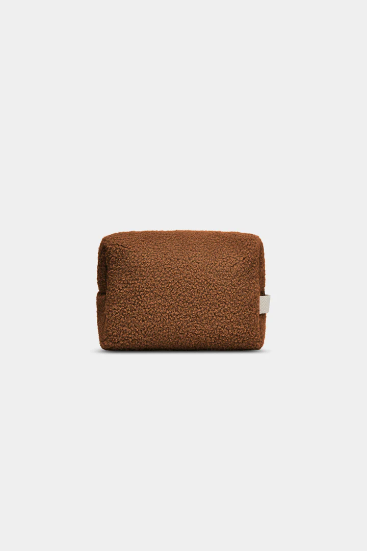 HINDBAG - LEON Kulturtasche - braun plüsch