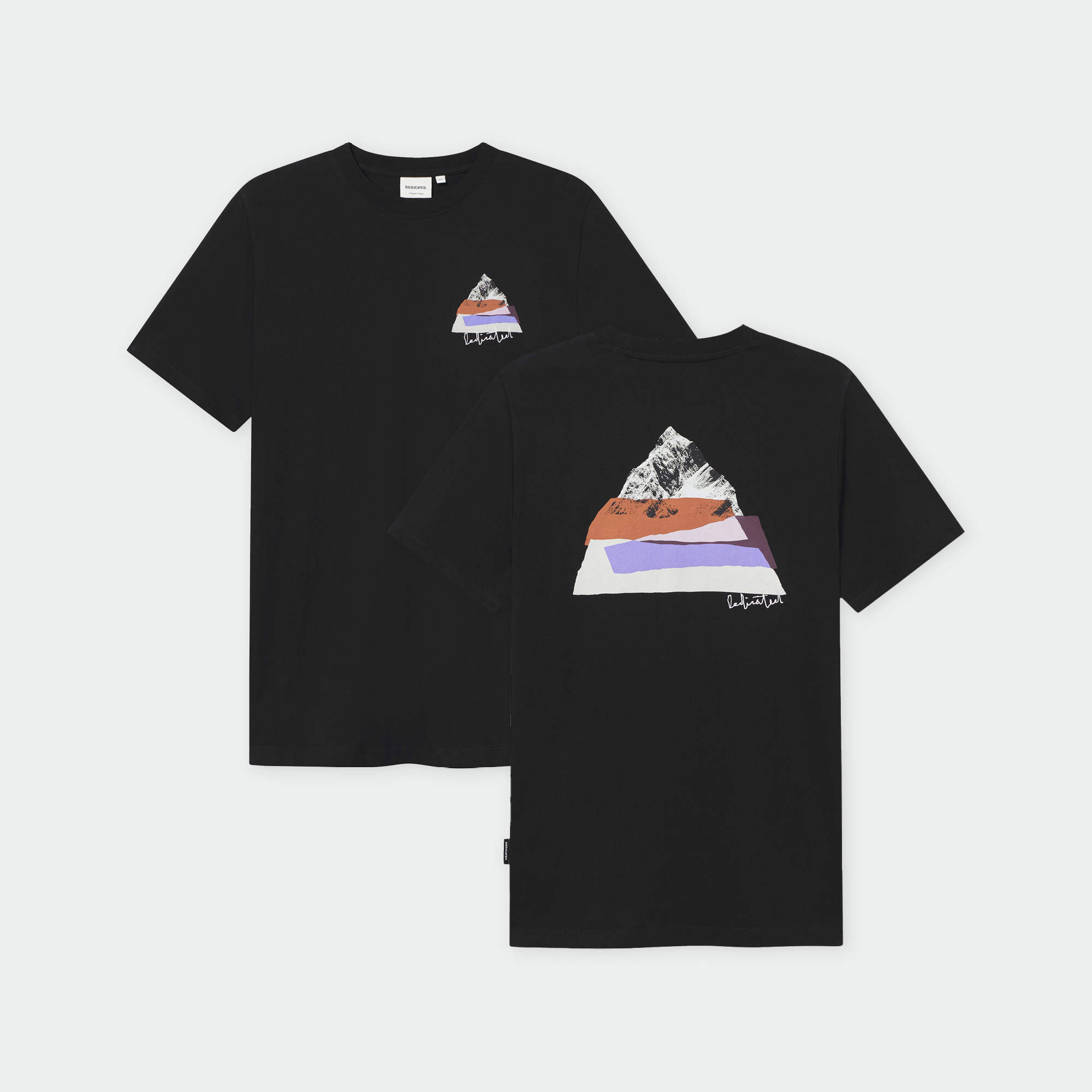 CUT OUT MOUNTAIN STOCKHOLM T-Shirt - Black