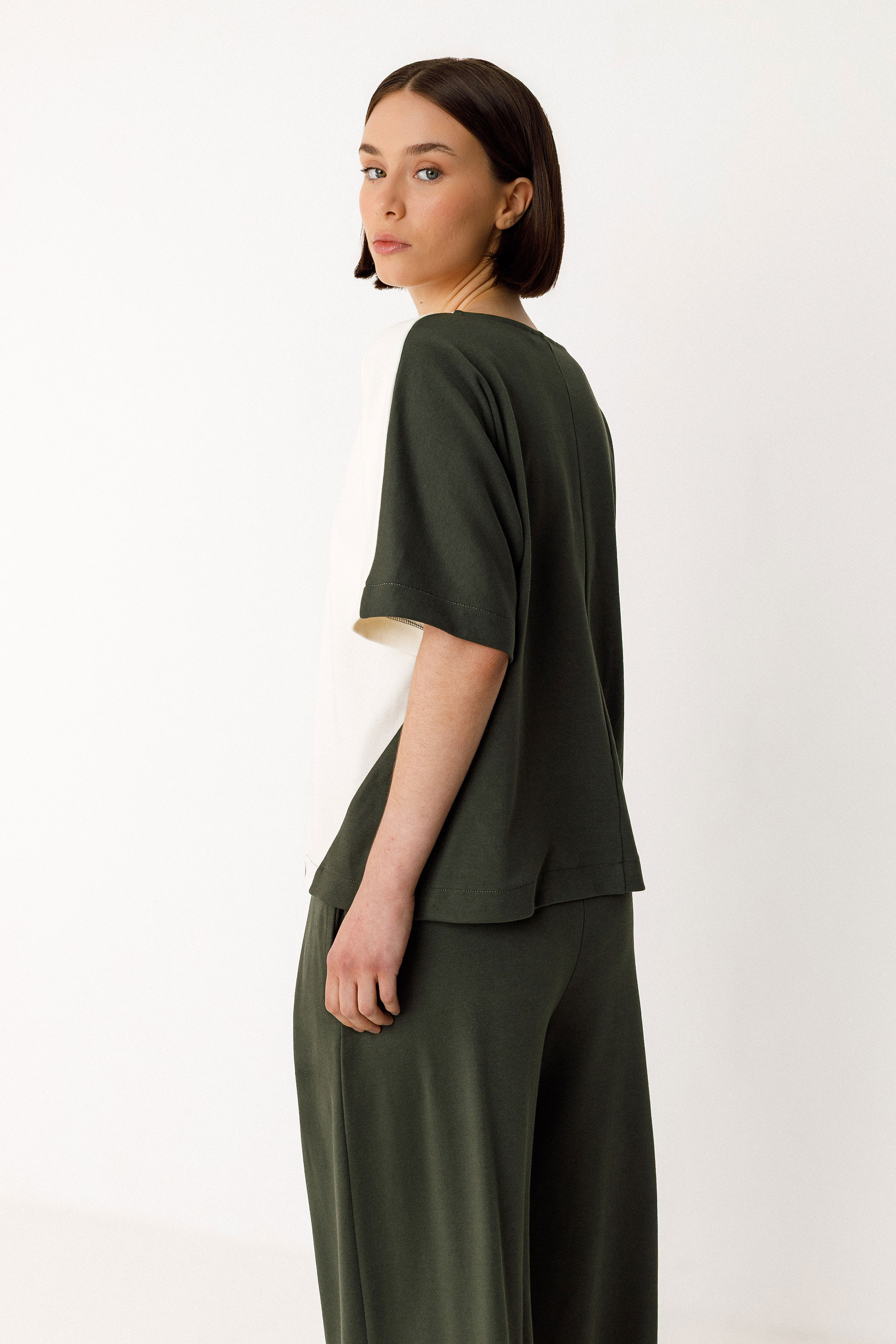 SKFK - ELUSKA GOTS T- Shirt G9 bottle green