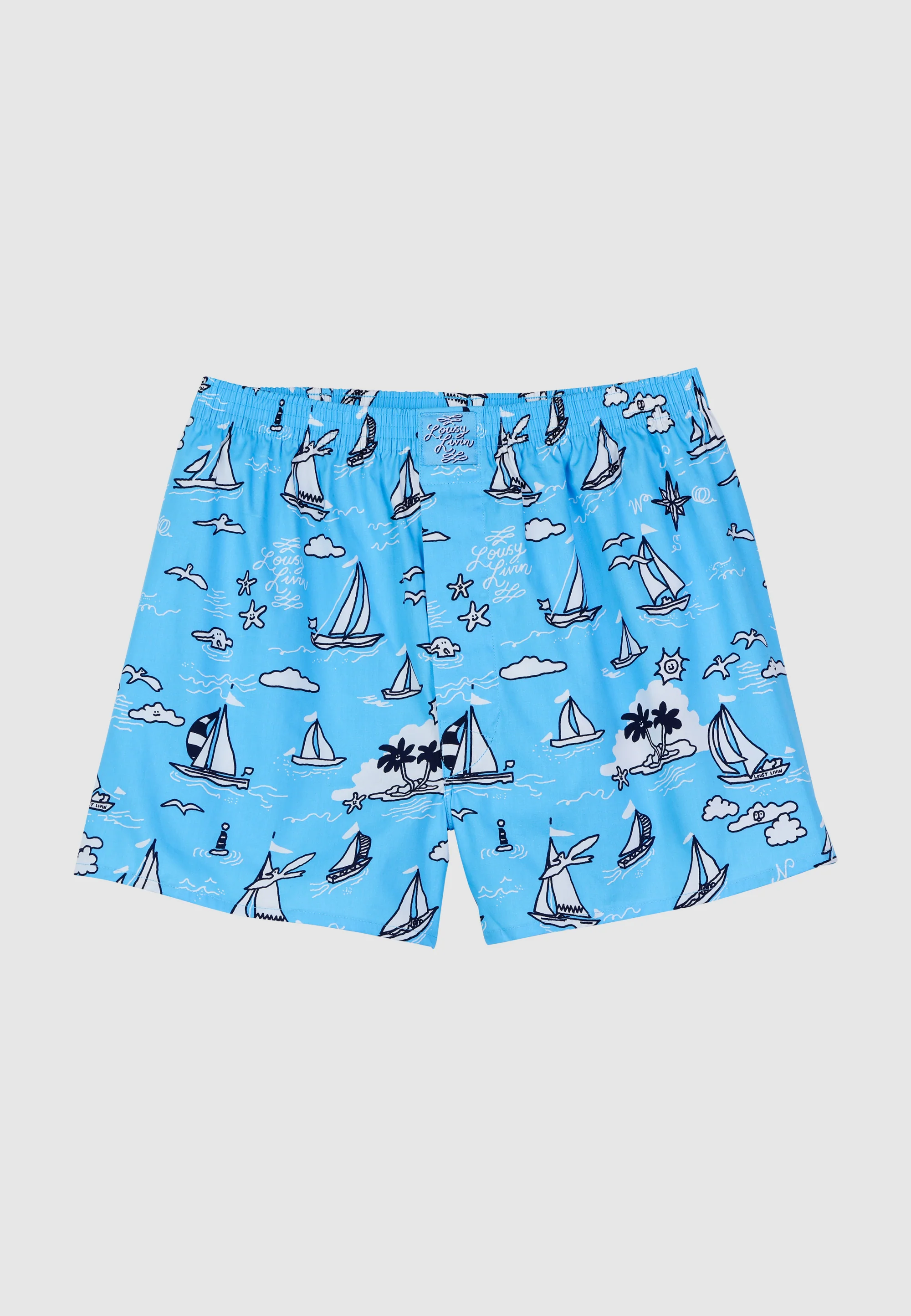 LOUSY LIVIN - BOTAS Boxershorts port blue