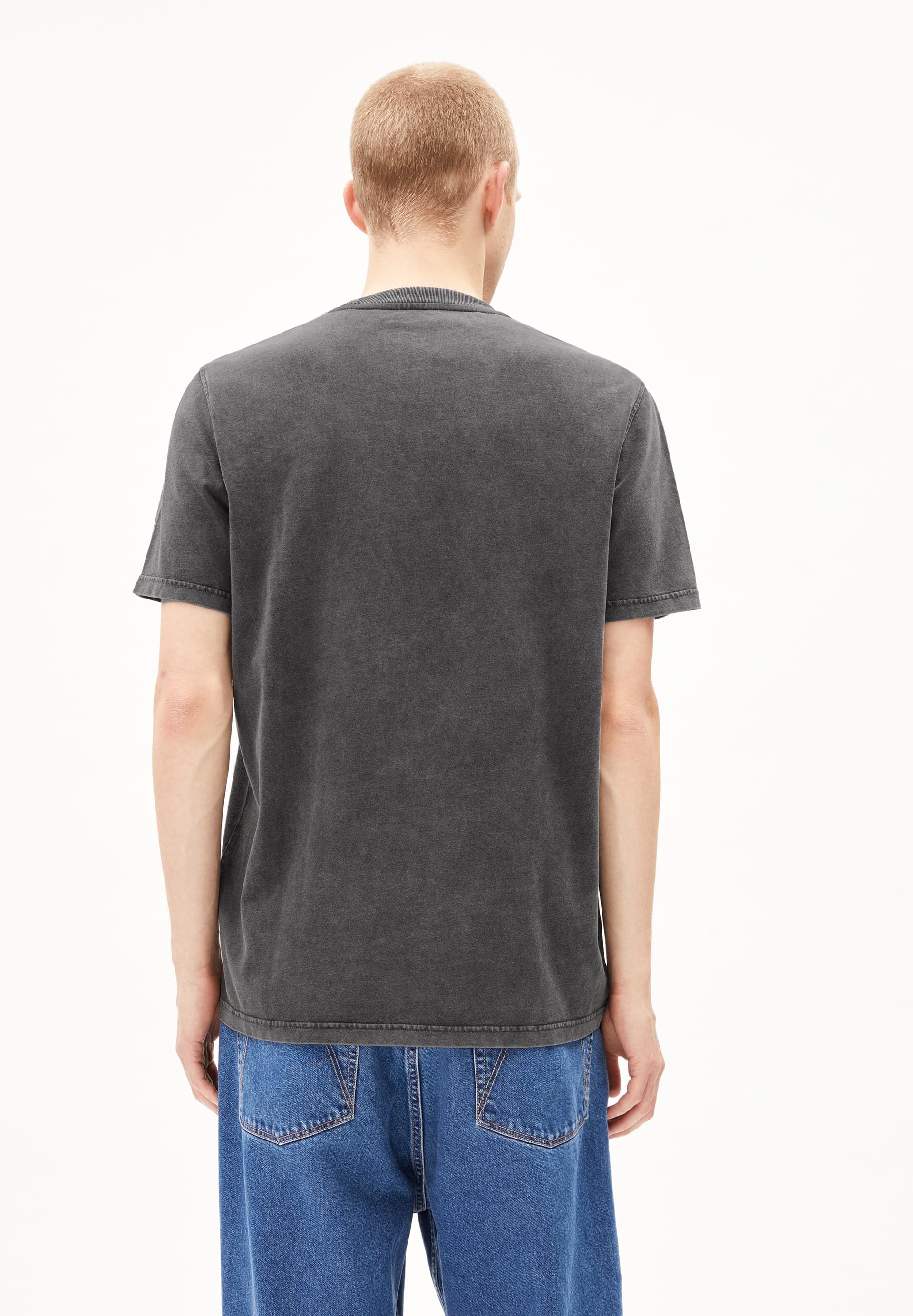 ARMEDANGELS - MAARKOSGMT DYE T- Shirt black washed
