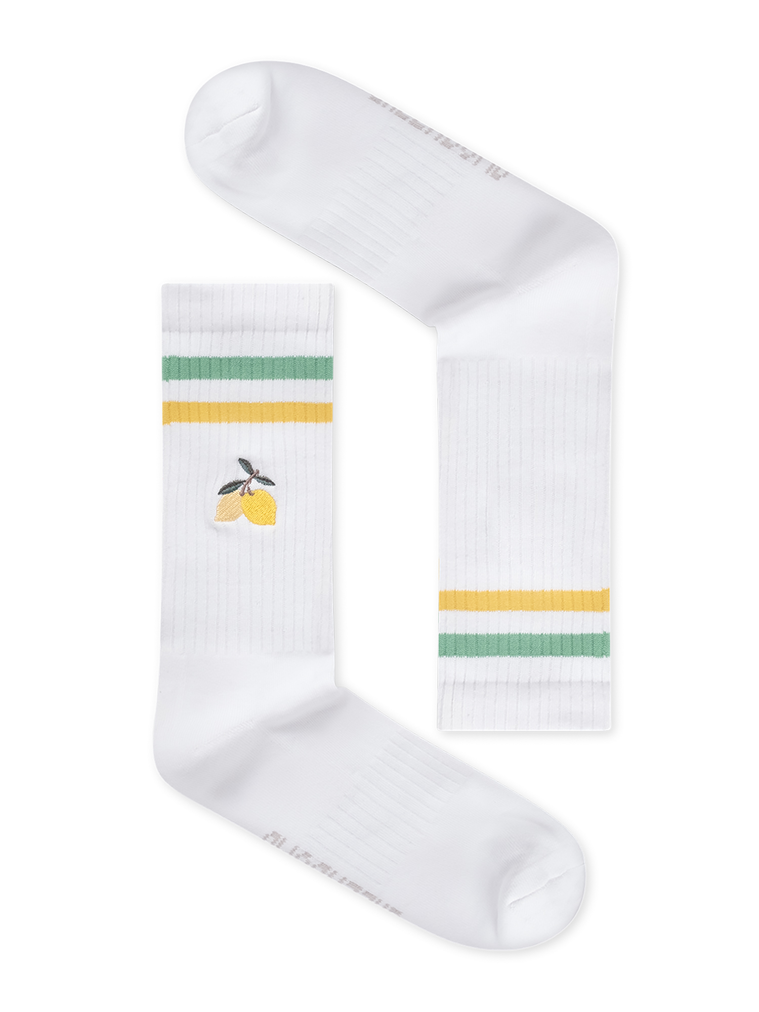 GREENBOMB - LEMON TENNIS Socken white 37 - 46