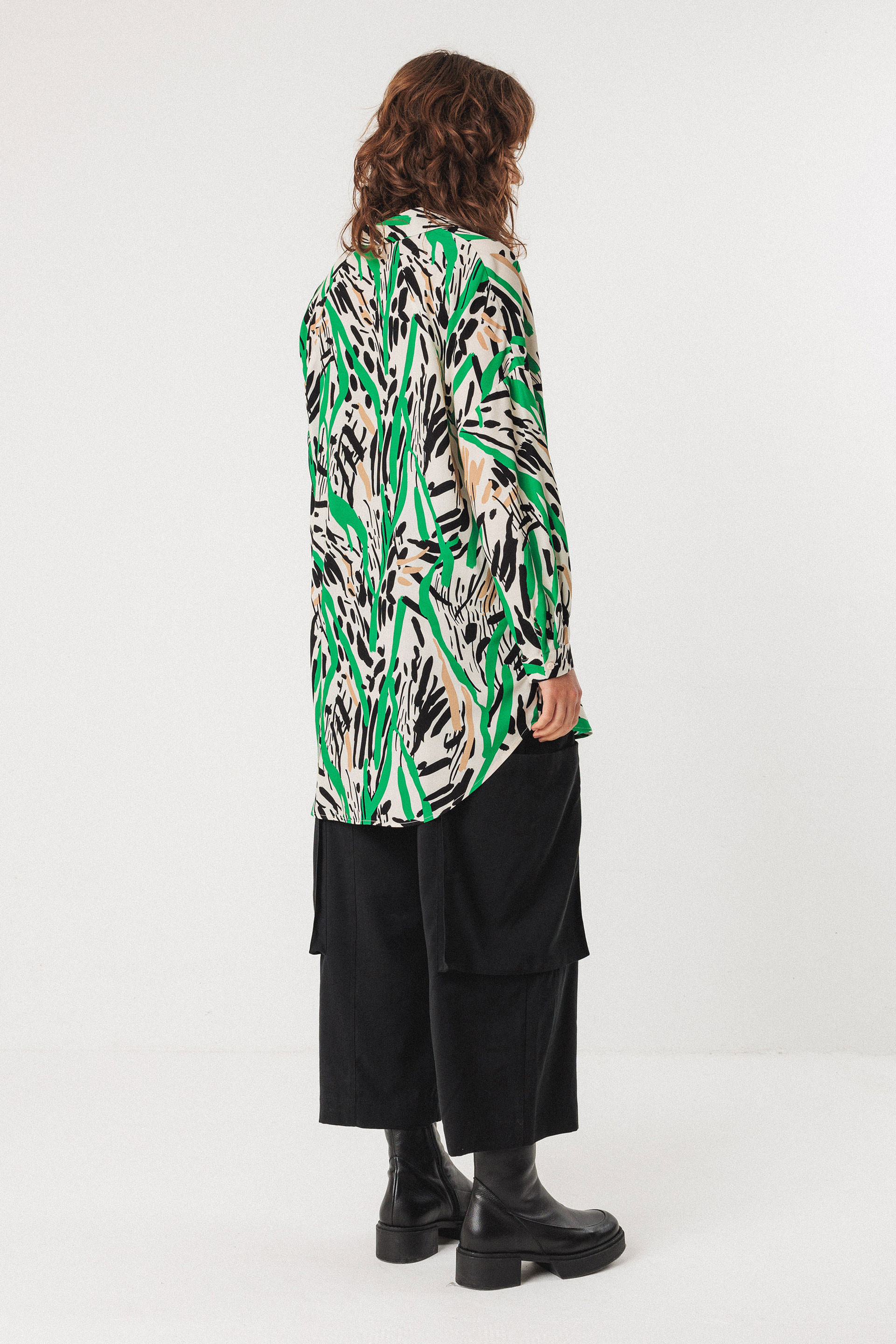 SKFK - AMAGOIA Shirt Kleid G6 big brush