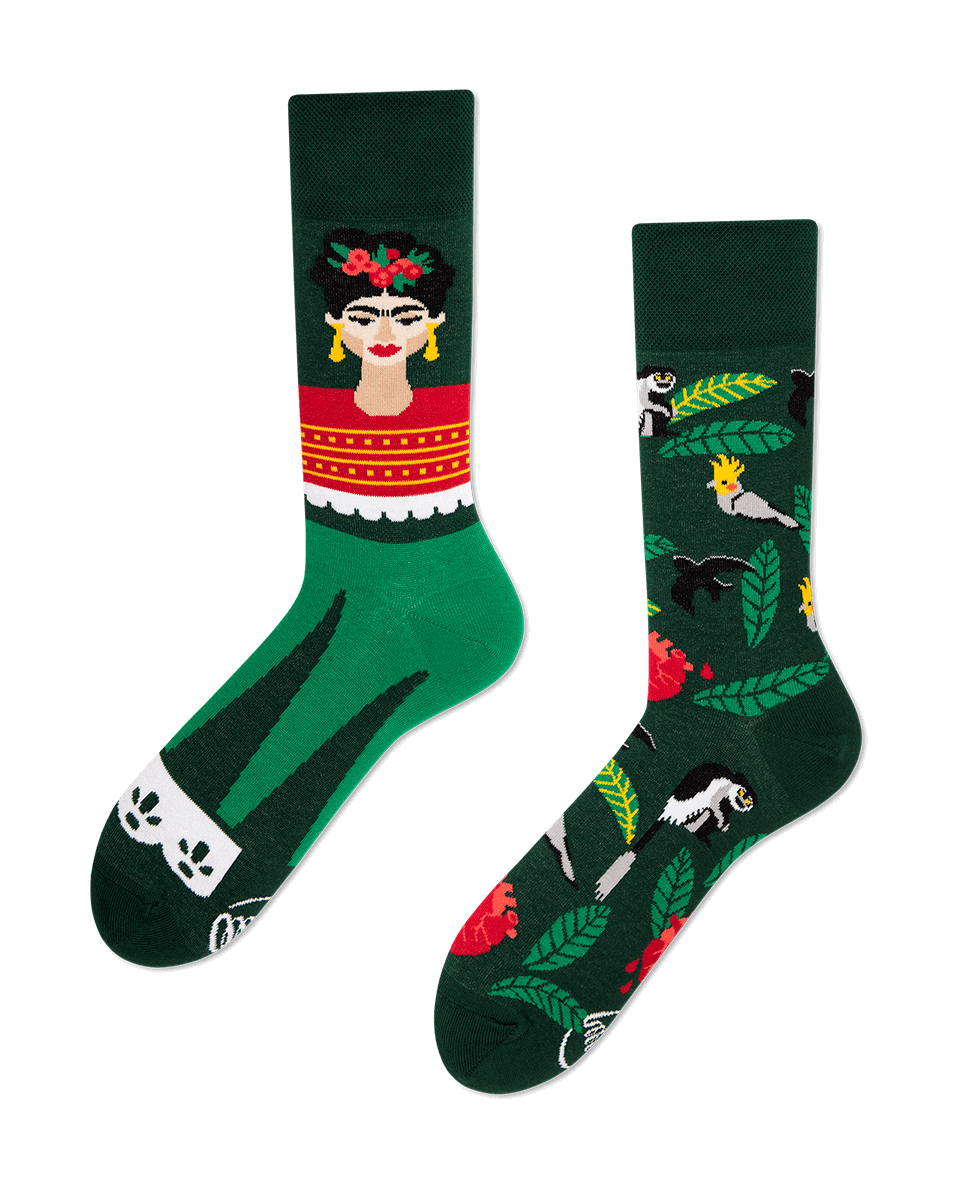 MANY MORNINGS - FEEL FRIDA  Motivsocken 35 - 42