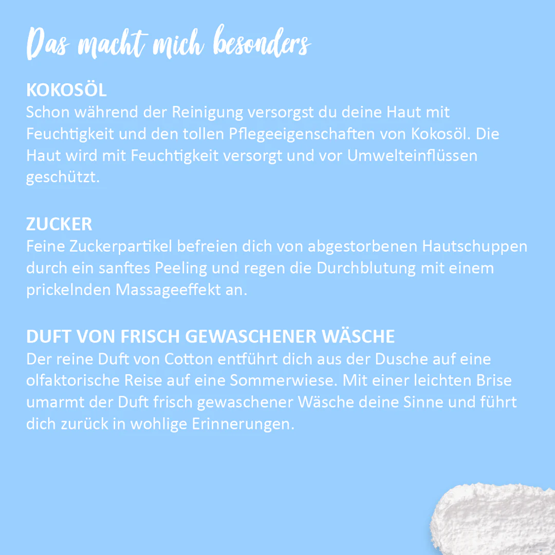 3in1 Dusch-Fluff 'Cotton'