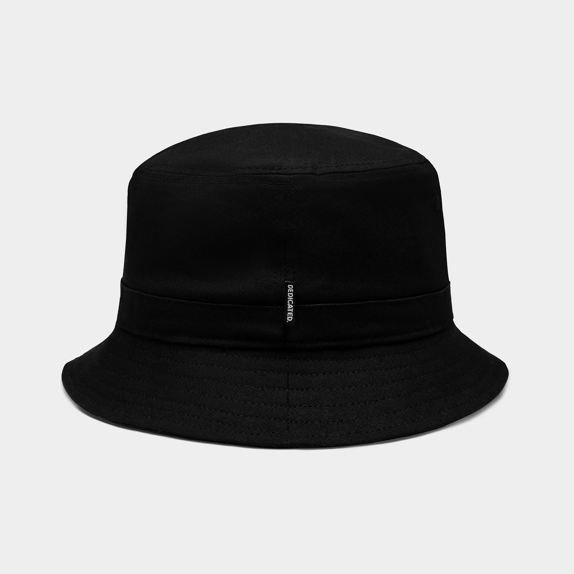 DEDICATED - LOGO BUCKET HAT black