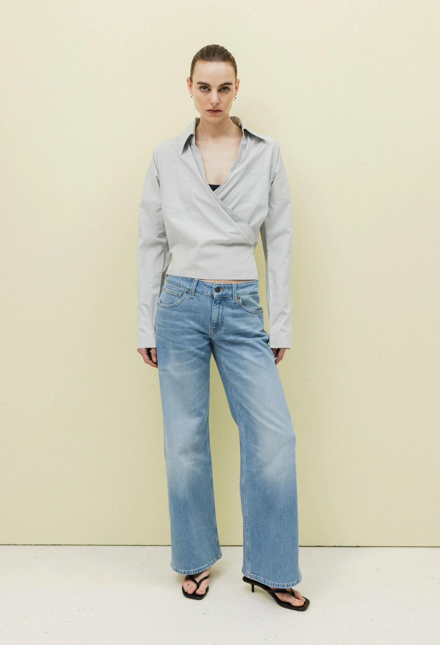 MUD JEANS - CLEO MID LOOSE Jeans light stone vintage