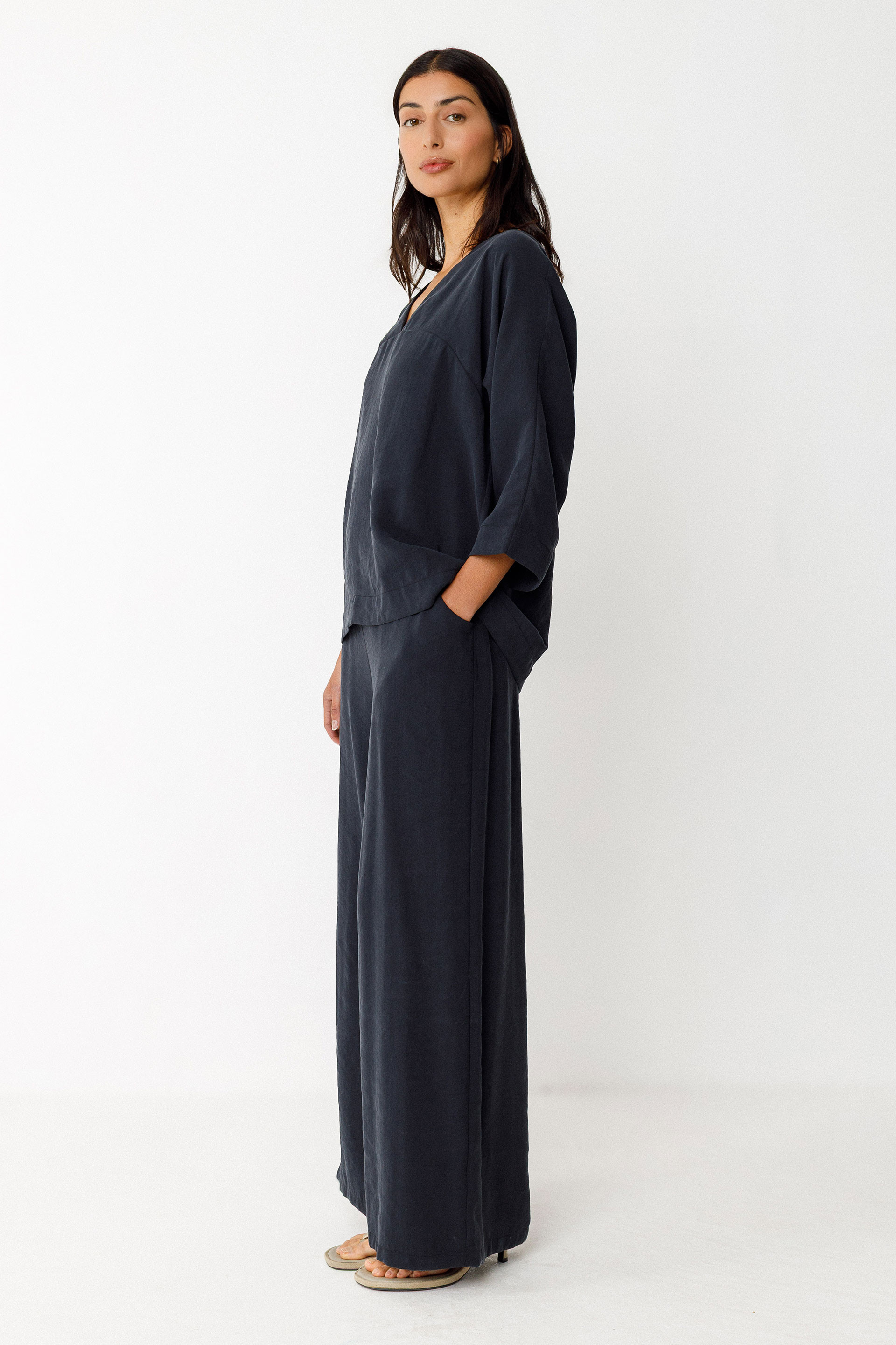 SKFK - BALEN SHIRT Modal Bluse 2N black