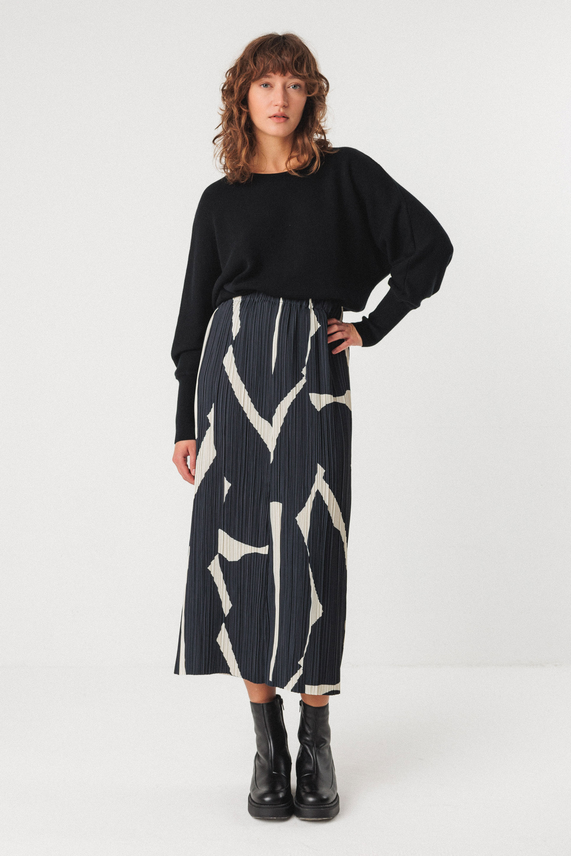 SKFK - LAURANE SKIRT Rock 13 half and half
