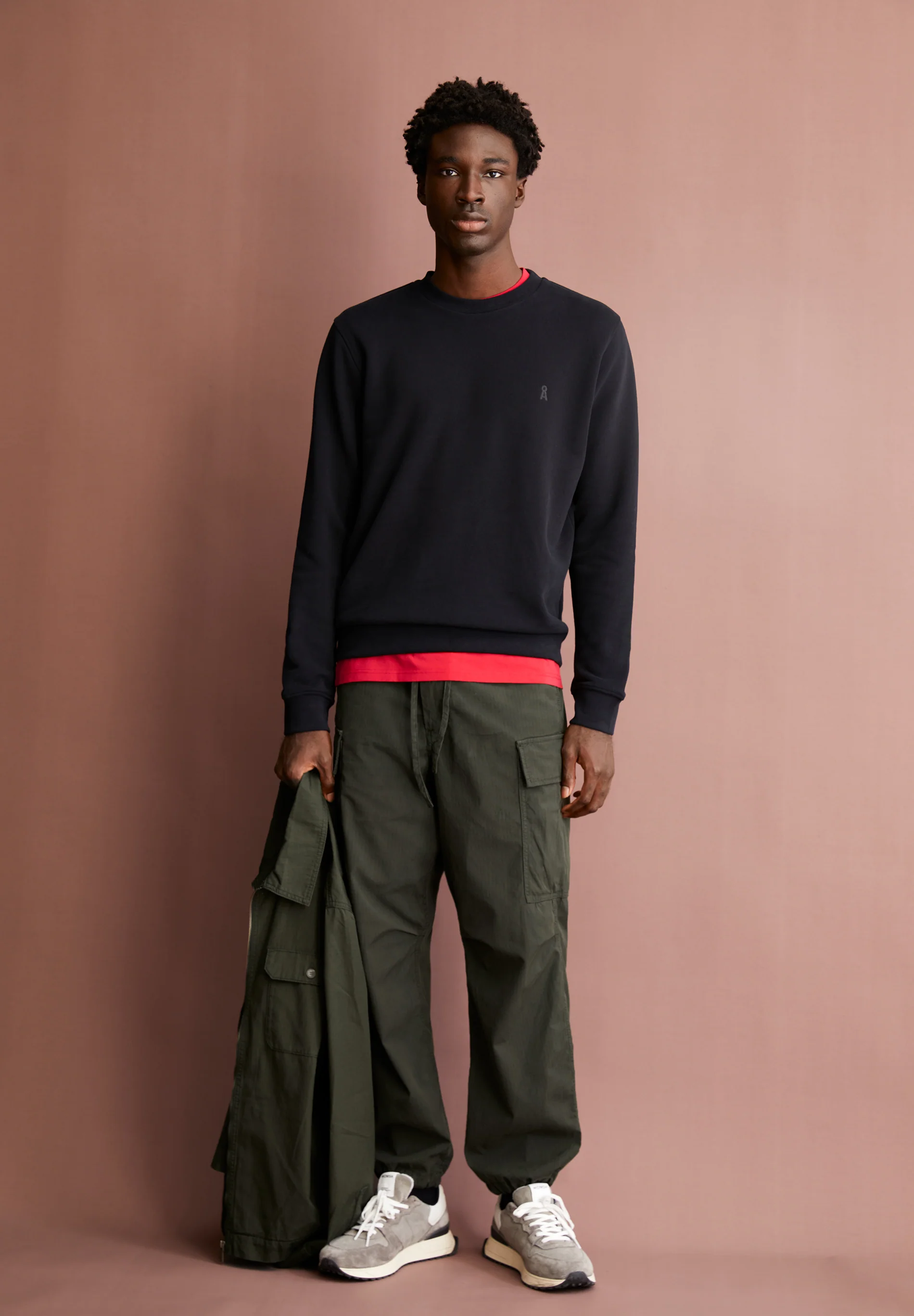 ARMEDANGELS - BAARO FLEECE Sweatshirt black