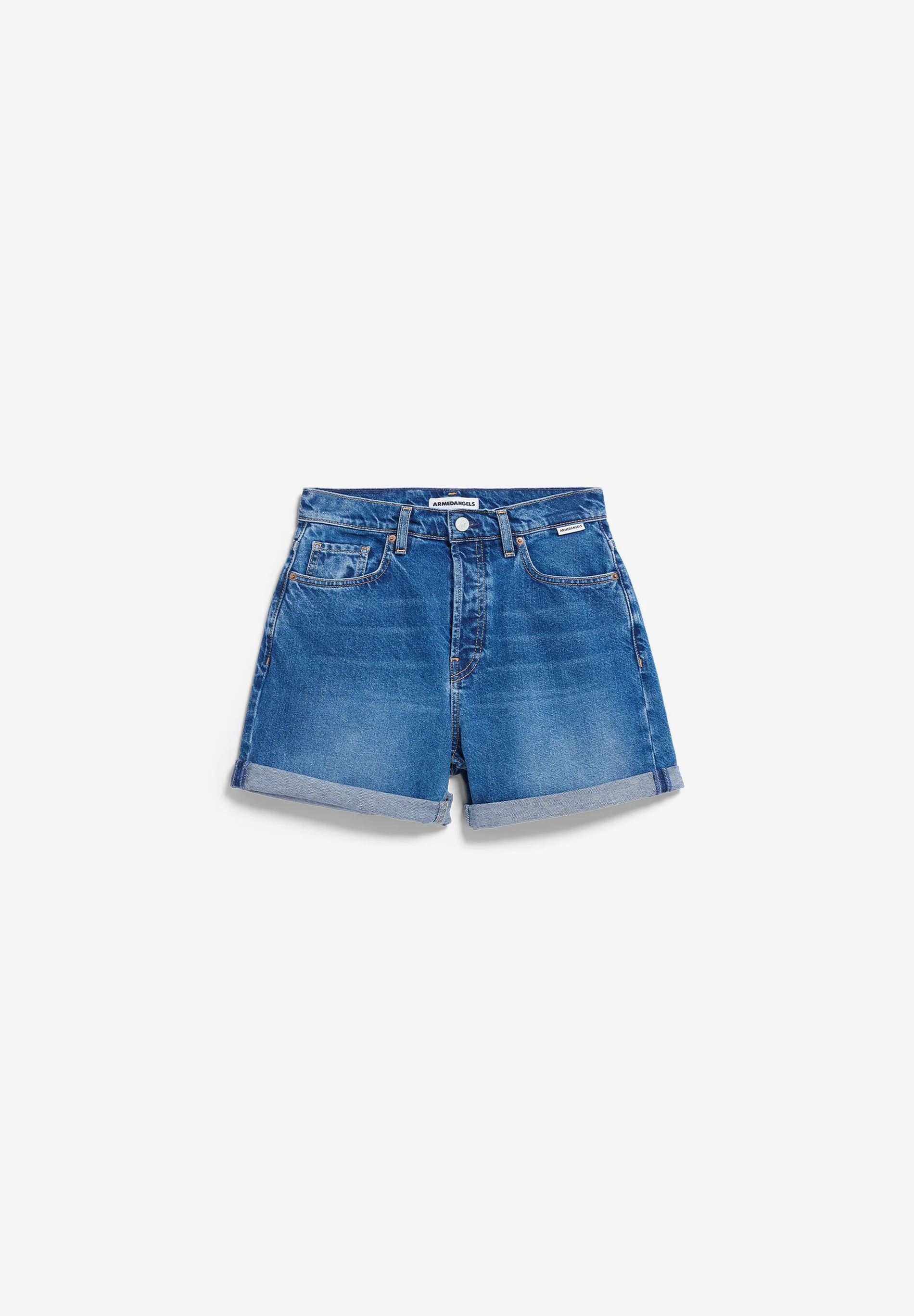 ARMEDANGELS - SHEAARI Jeansshort wavy blue