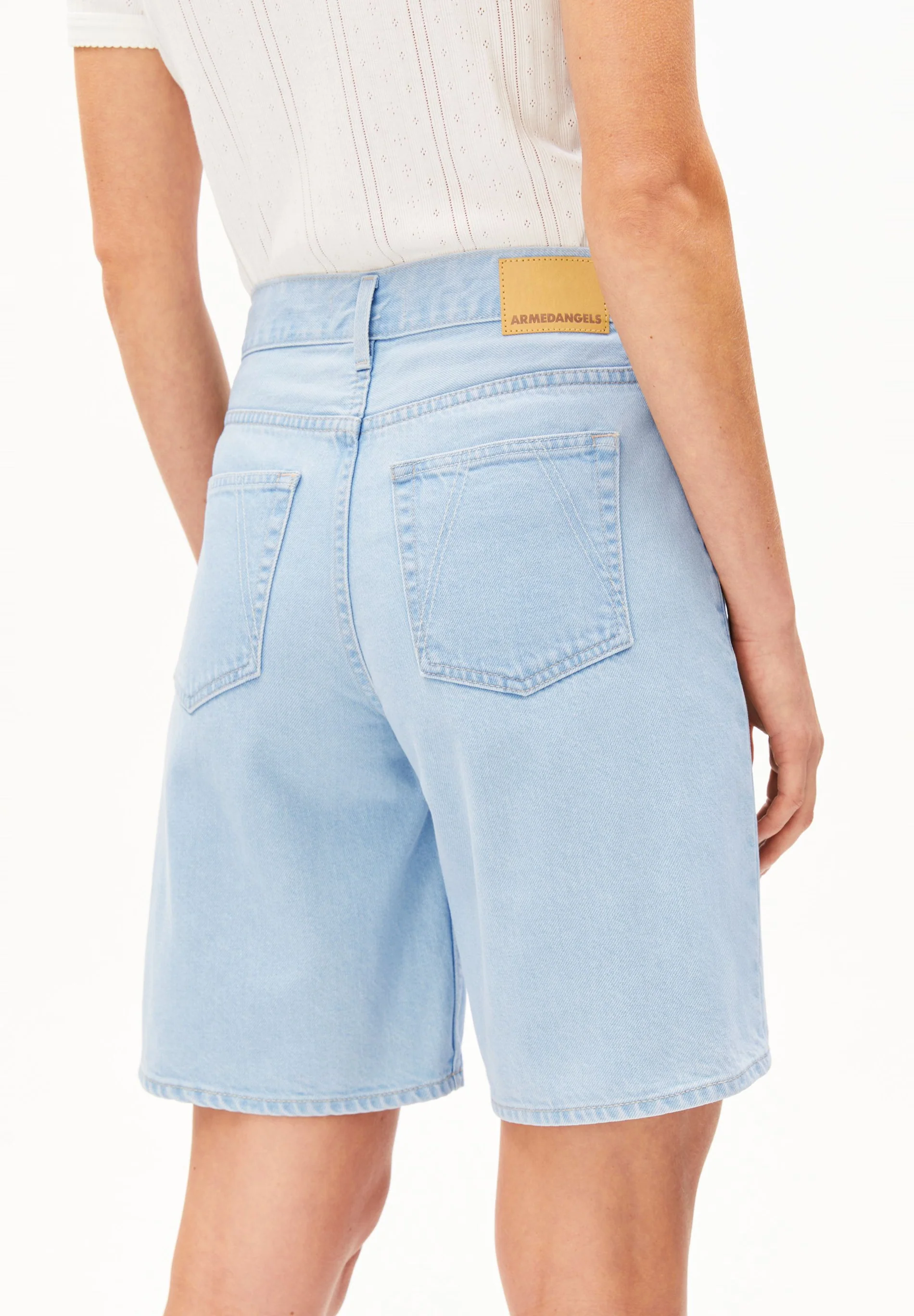 ARMEDANGELS - THALINAA  DENIM SHORT Short fresh blue