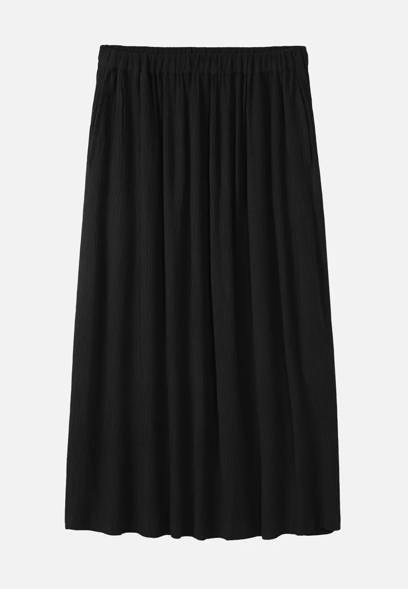RECOLUTION - PEACH SKIRT Ecovero Rock black