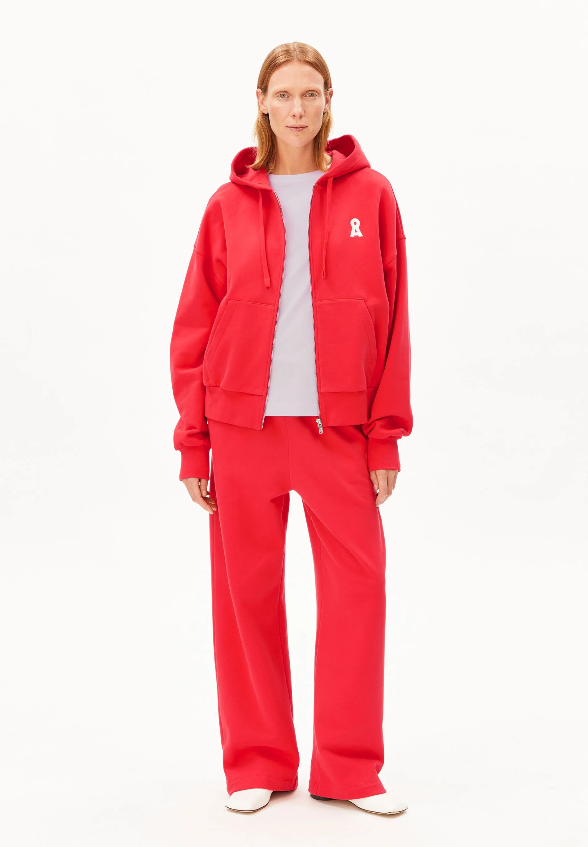 ARMEDANGELS - ICONIC Å RIXAMAA SWEATJACKE Jacke mars red