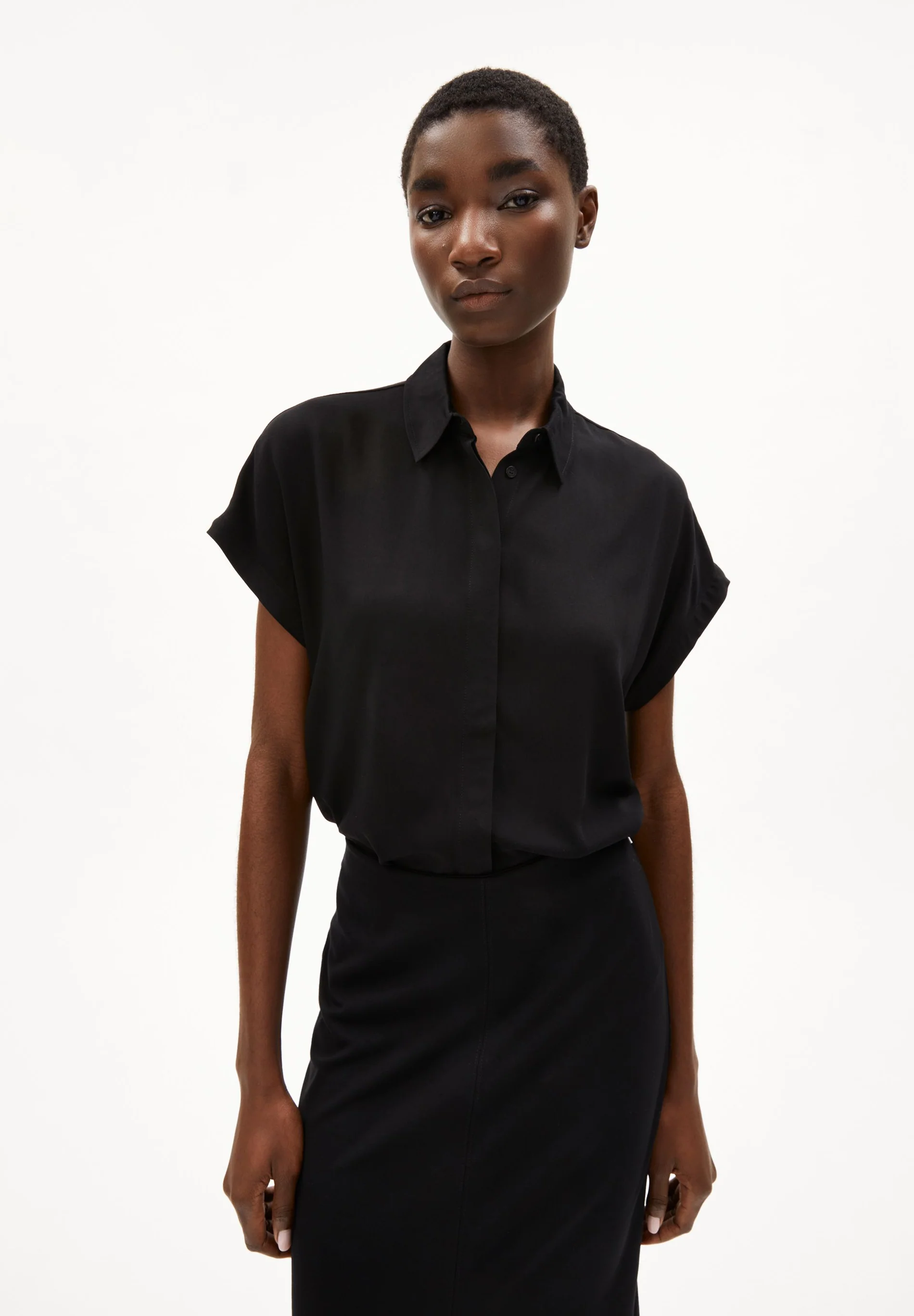 ARMEDANGELS - LARISAANA Bluse black