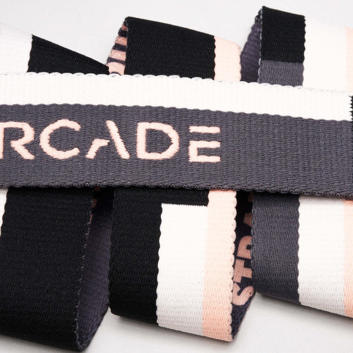 ARCADE - SIERRA A2 STRETCH BELT Gürtel black blushARCADE - SIERRA A2 STRETCH BELT Gürtel black blush