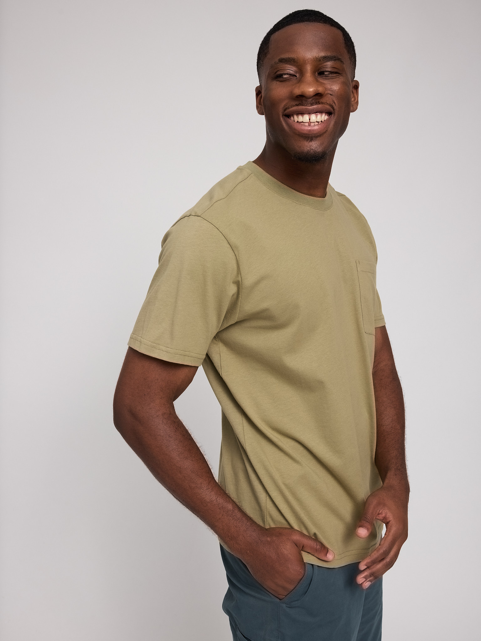 MAZINE - CHESTER POCKET GOTS Shirt olive