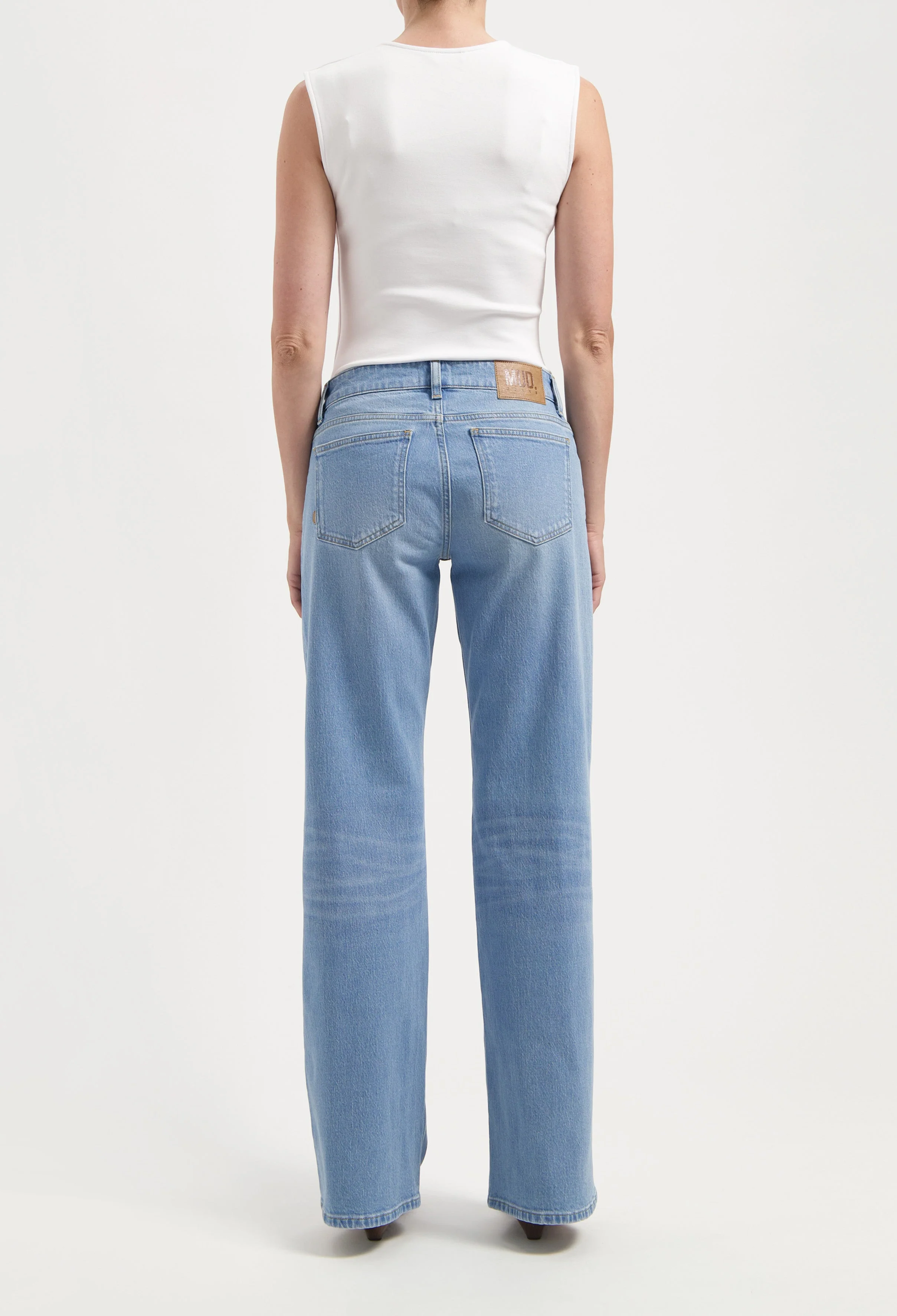 MUD JEANS - CLEO MID LOOSE Jeans light stone vintage