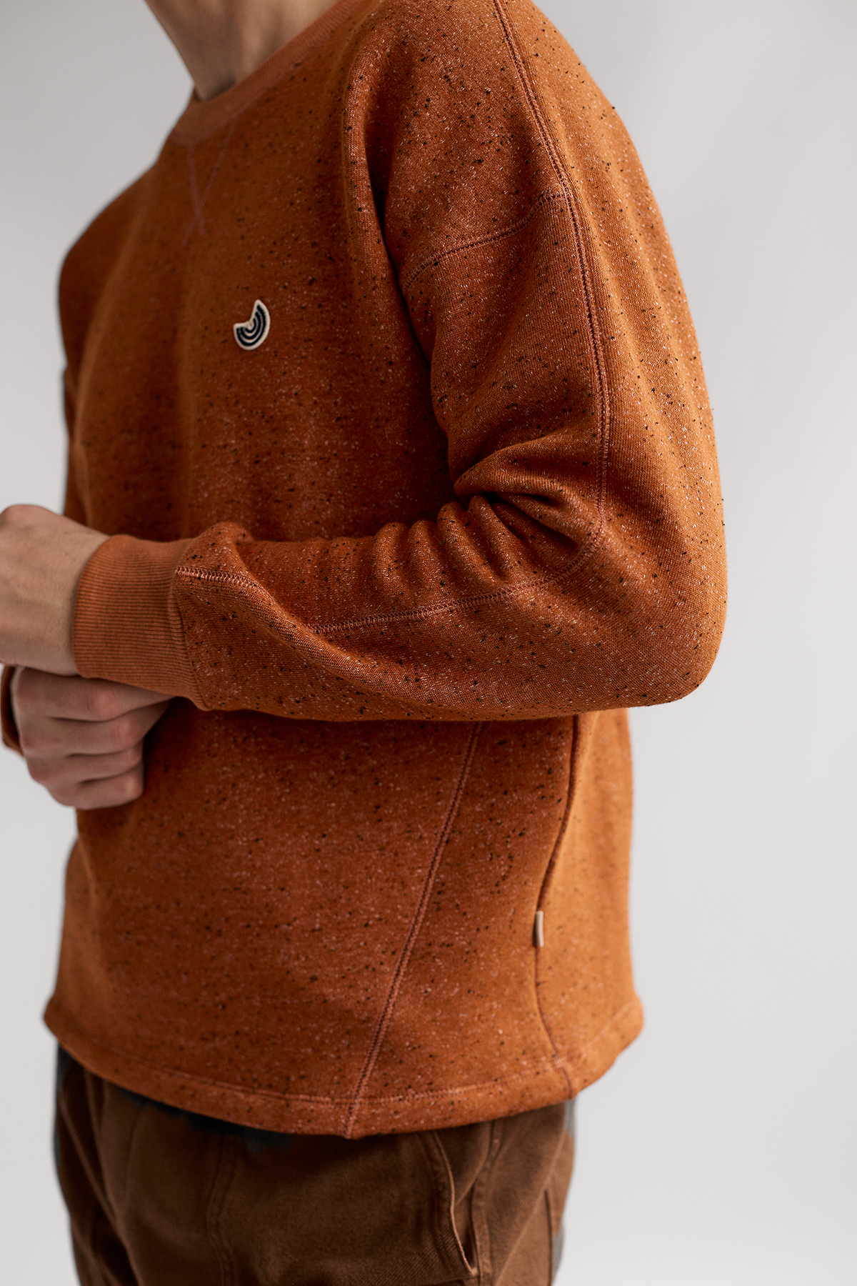 TWOTHIRDS - DUNDRUM Pullover - umber orange