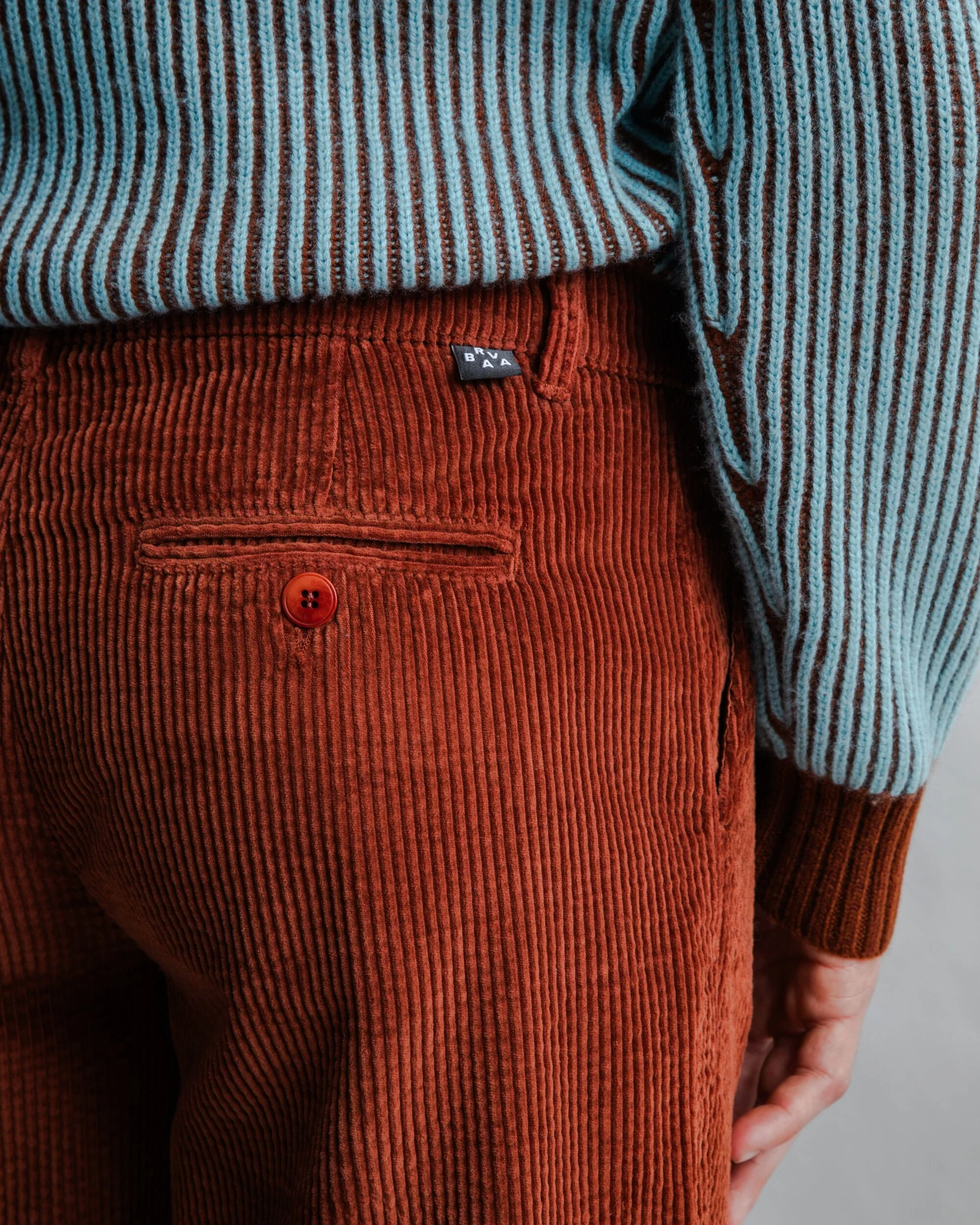 BRAVA  FABRICS - BERND CORDUROY Kord Hose copper